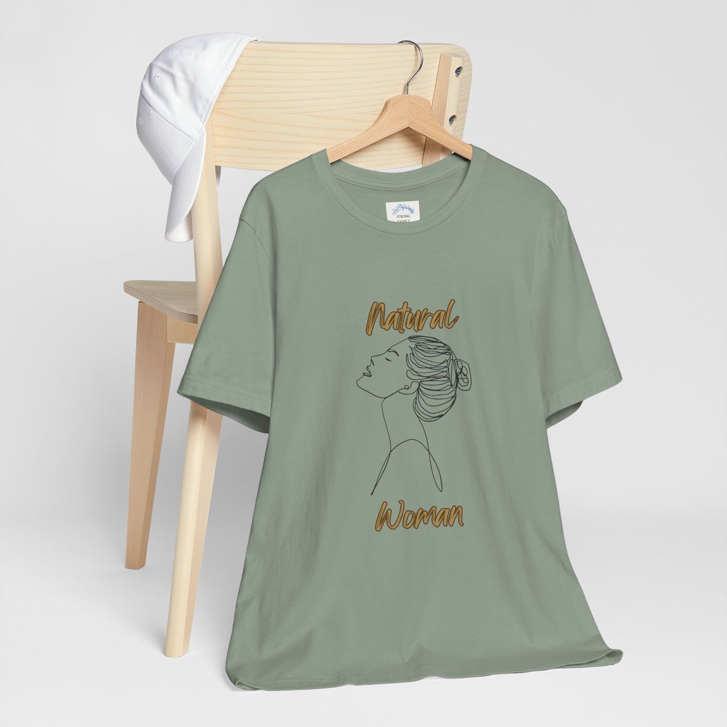 Natural Woman Wet Bun (BL) Short Sleeve T-Shirt