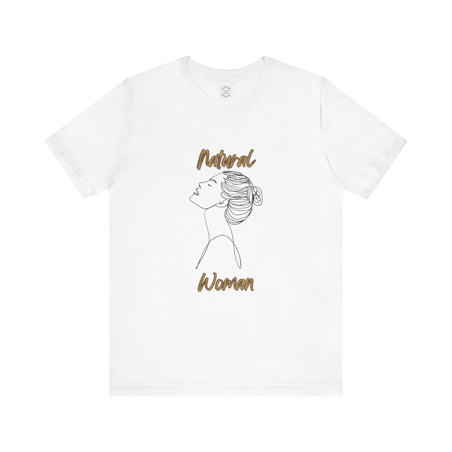 Natural Woman Wet Bun (BL) Short Sleeve T-Shirt