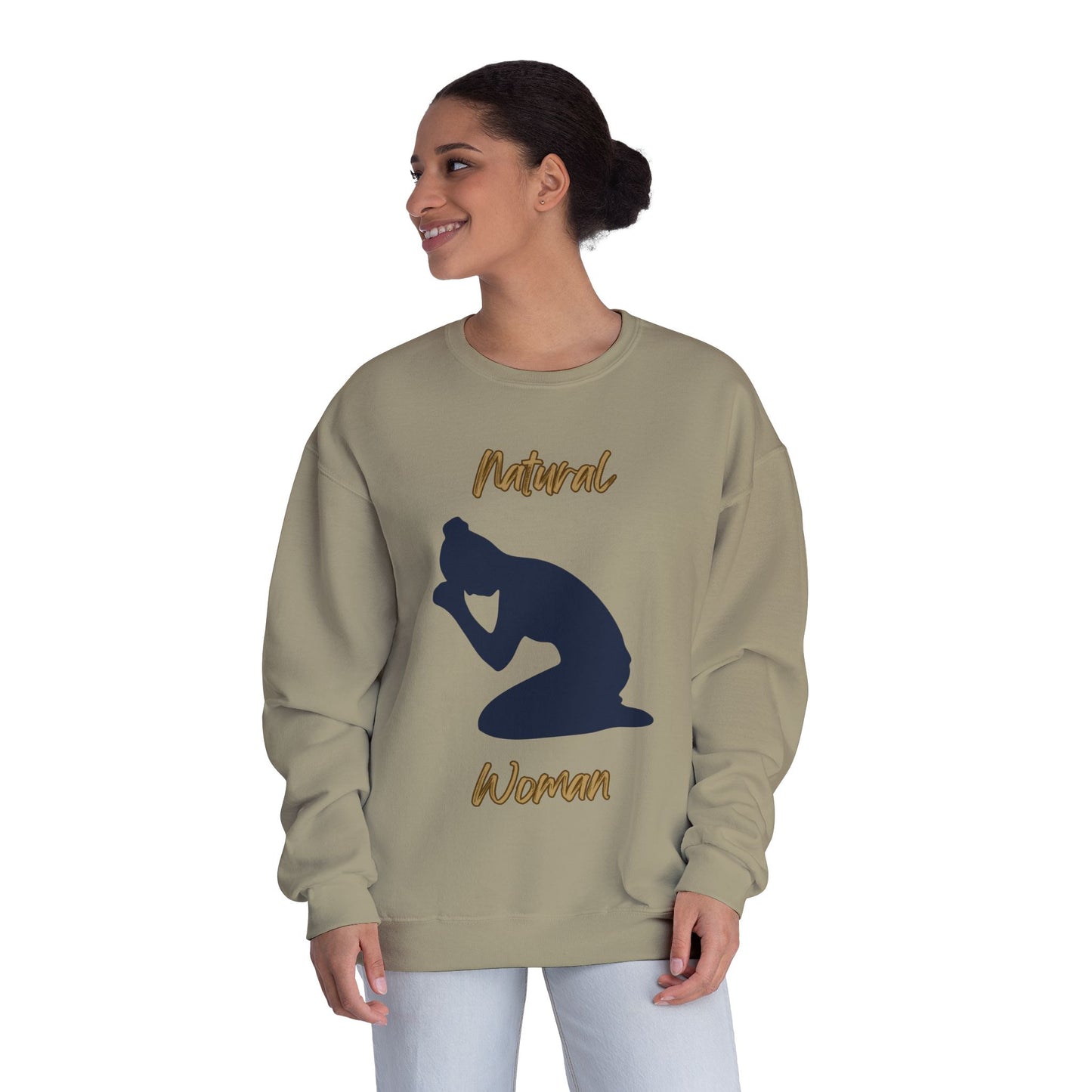 Natural Woman Pray (BL) Crewneck Sweatshirt