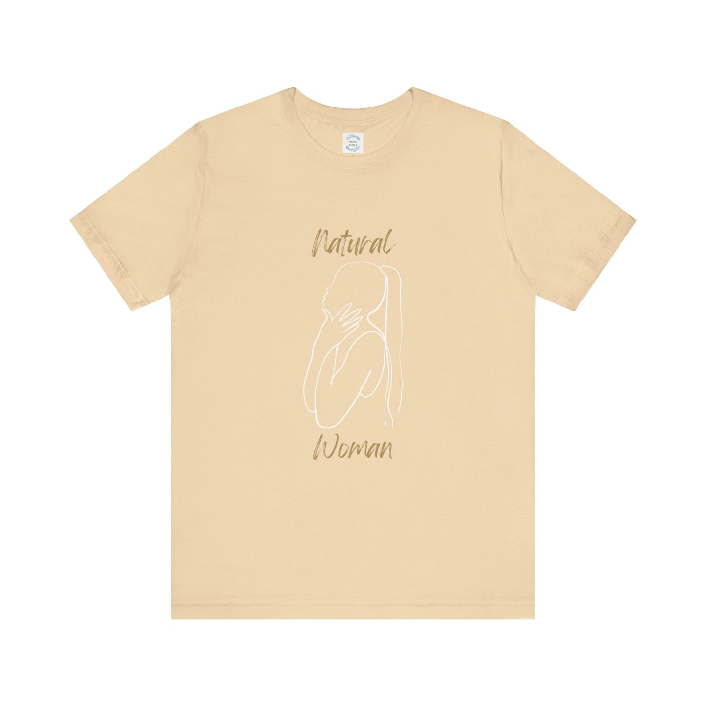 Natural Woman Ponytail (WL) Short Sleeve T-Shirt
