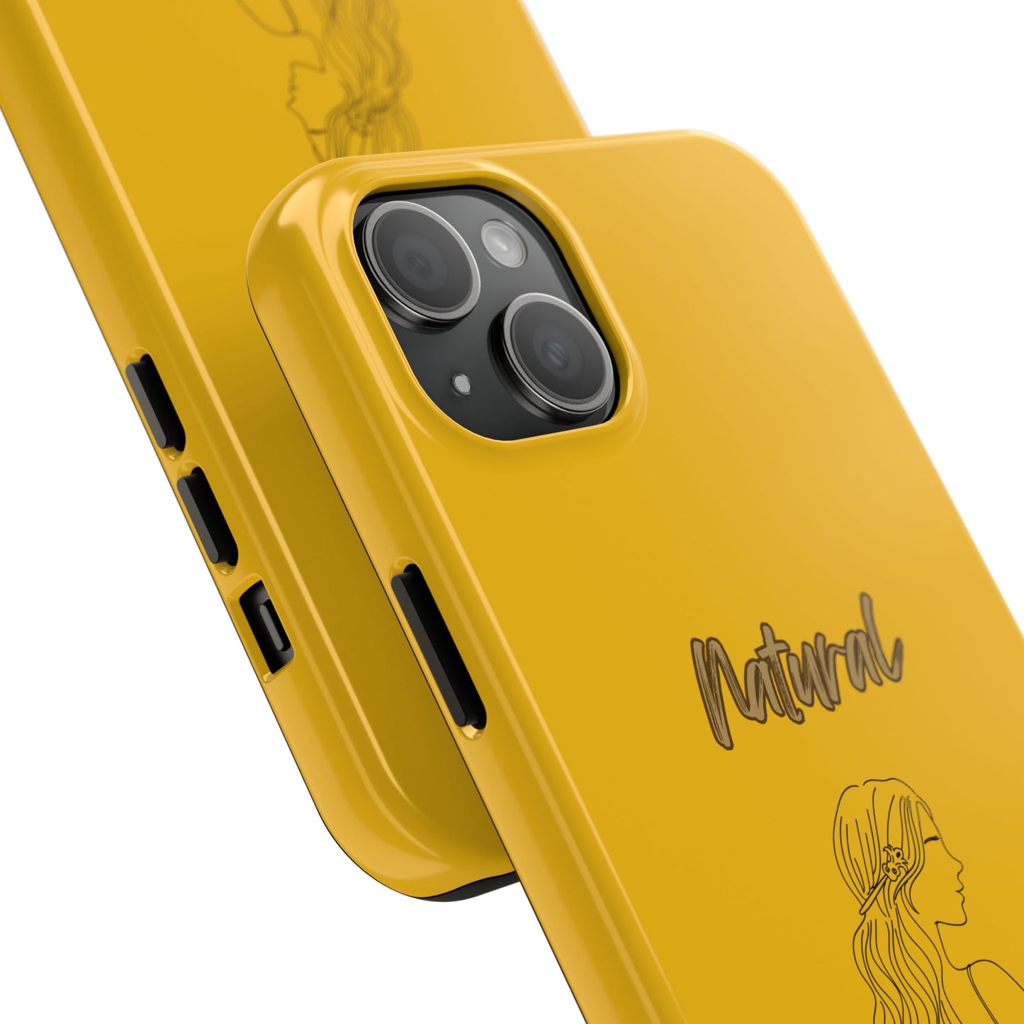 Natural Woman Young Woman (BL)Tough Phone Cases YELLOW