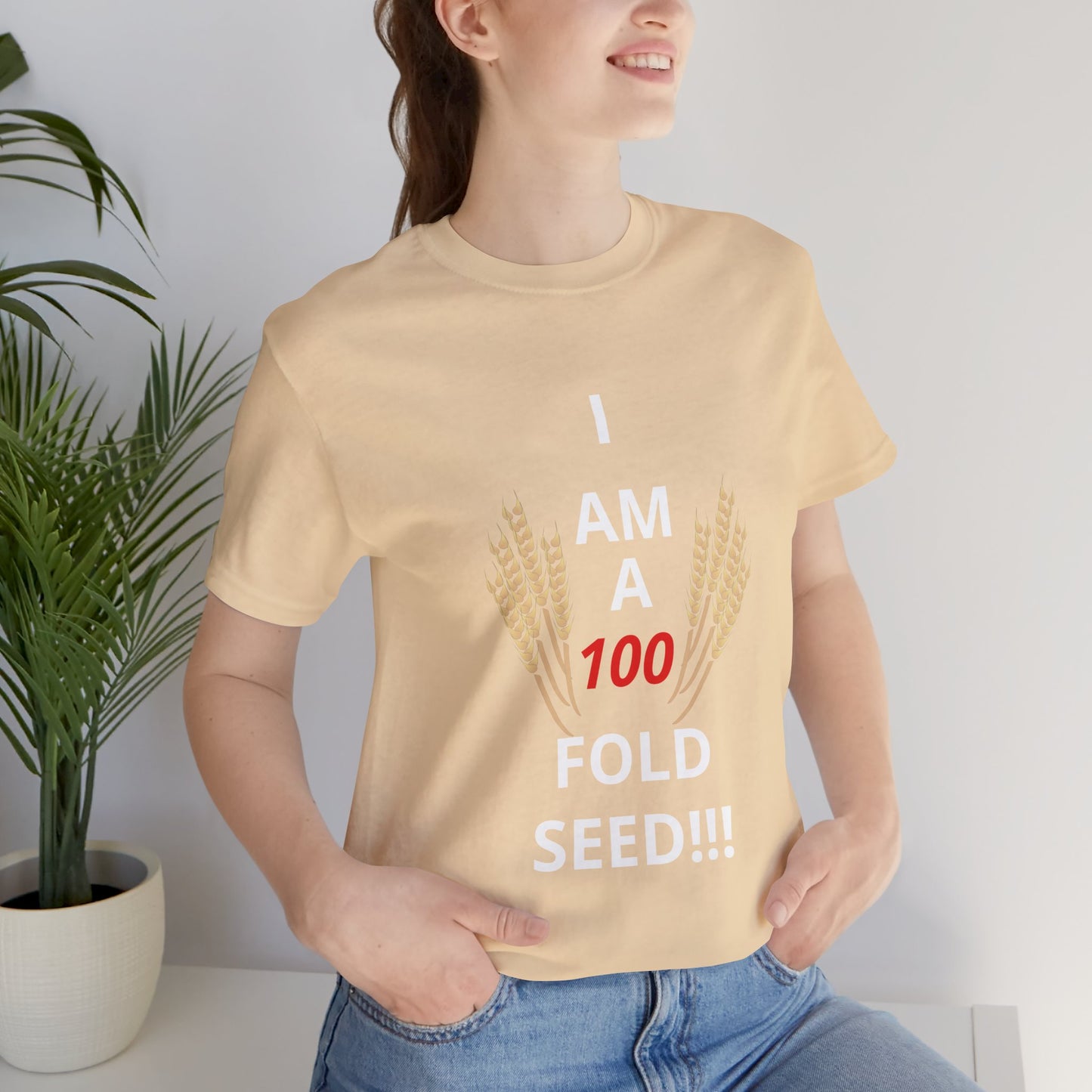100 Fold Seed (WL)Unisex Jersey Short Sleeve T-Shirt