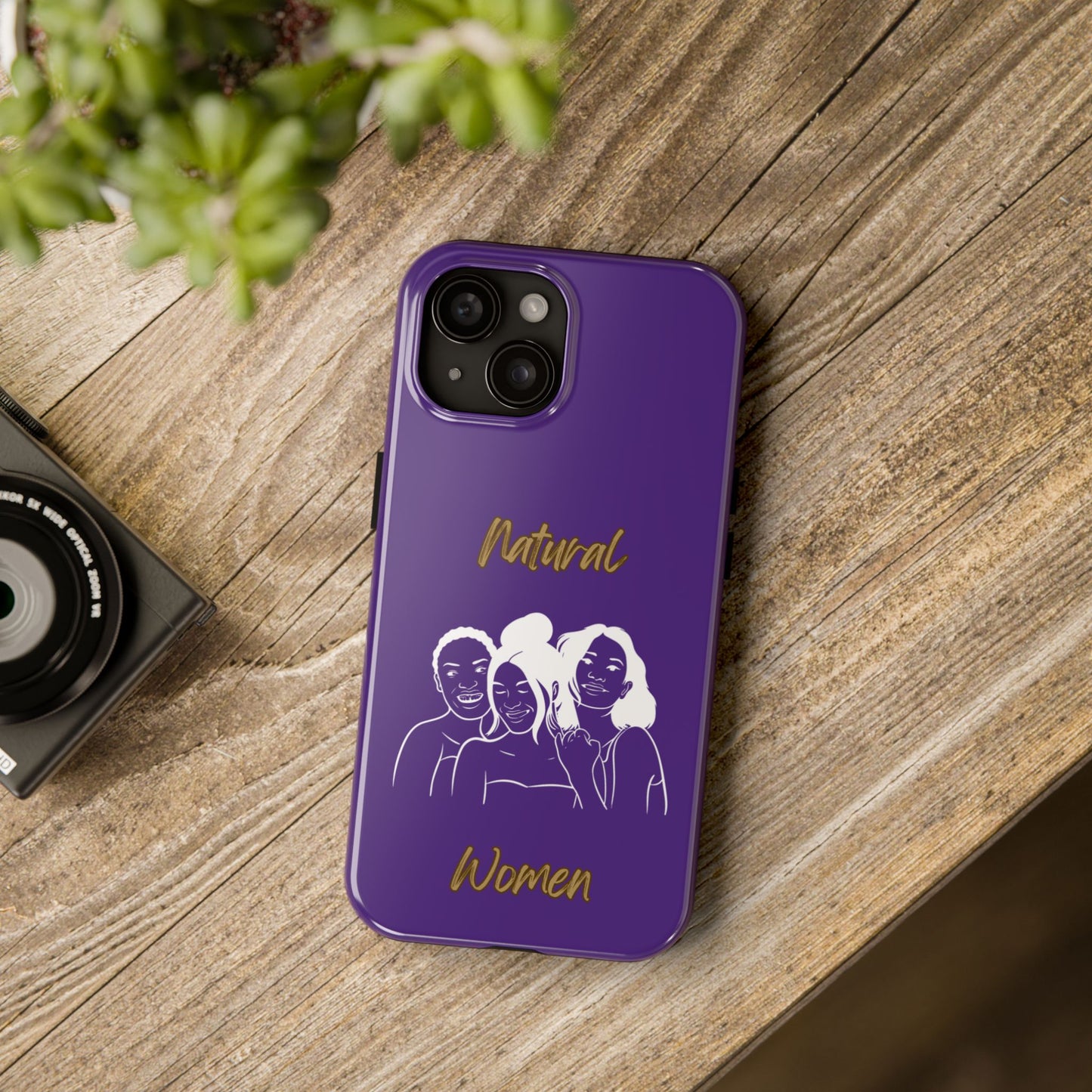 Natural Women Laughing Friends (WL)Tough Phone Cases PURPLE