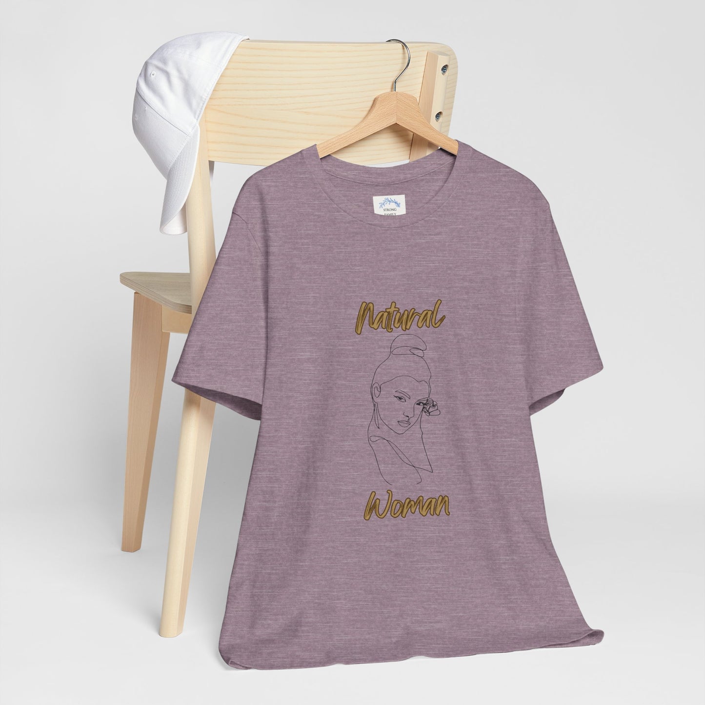 Natural Woman Sassy Bun (BL) Short Sleeve T-Shirt
