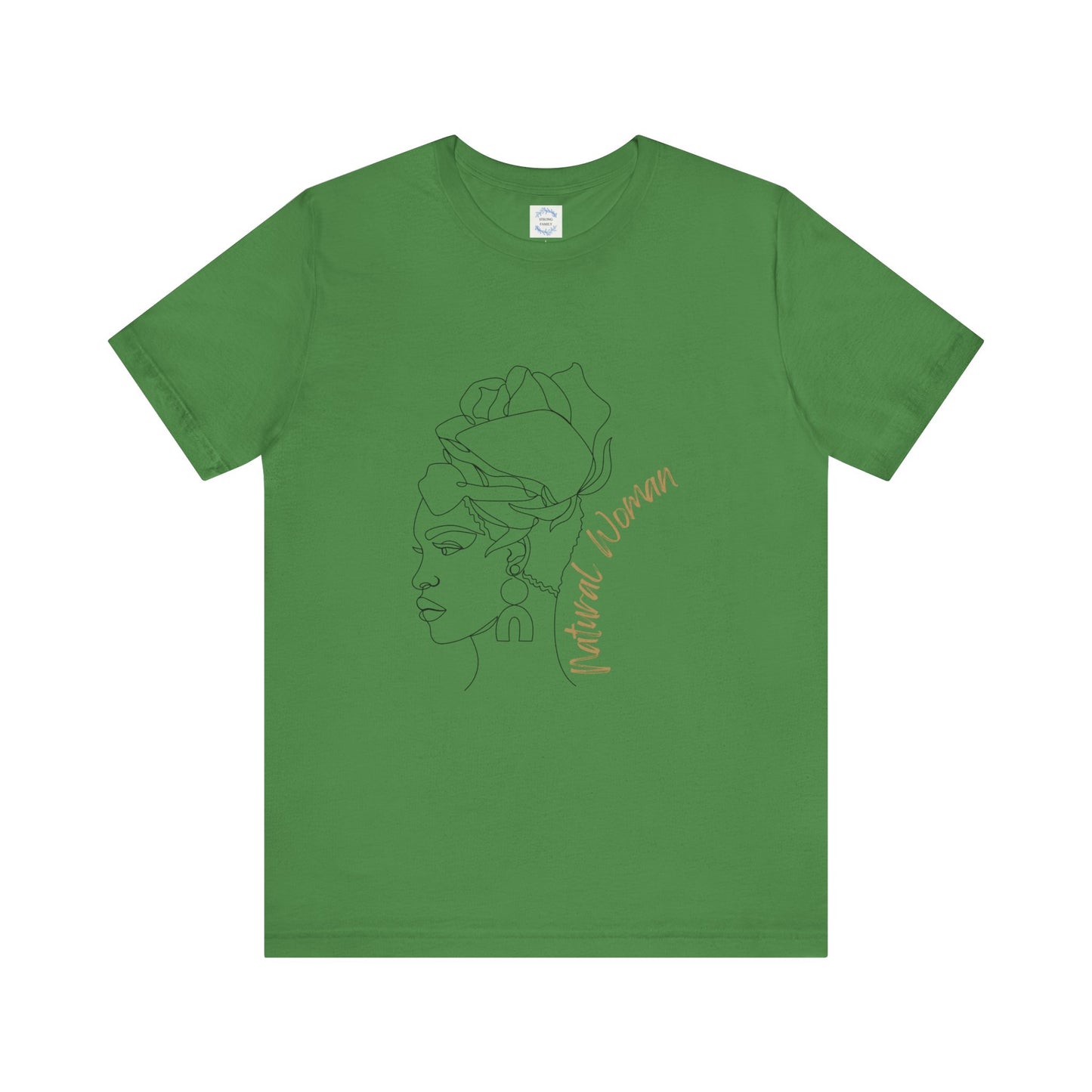 Natural Woman Flower Wrap (BL) Short Sleeve T-Shirt