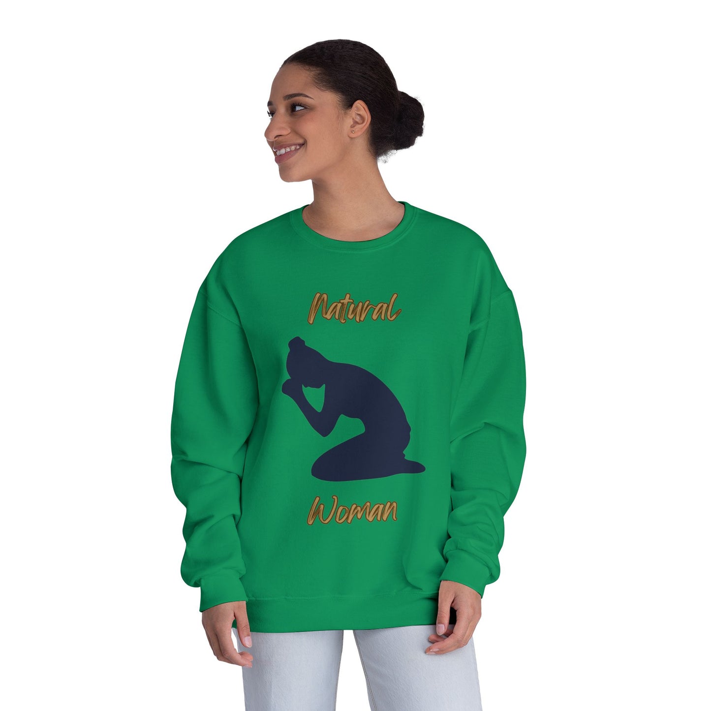 Natural Woman Pray (BL) Crewneck Sweatshirt