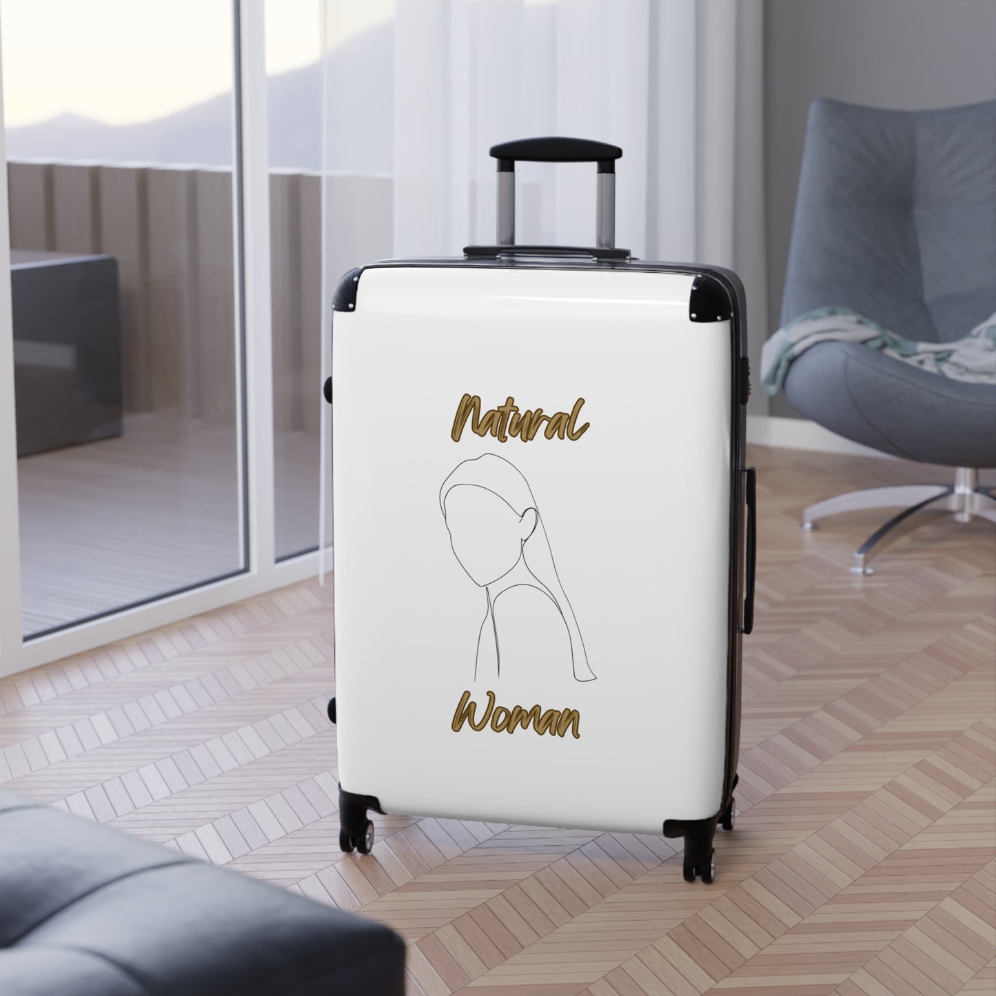 Natural Woman Tilted Look (BL) Suitcase WHITE
