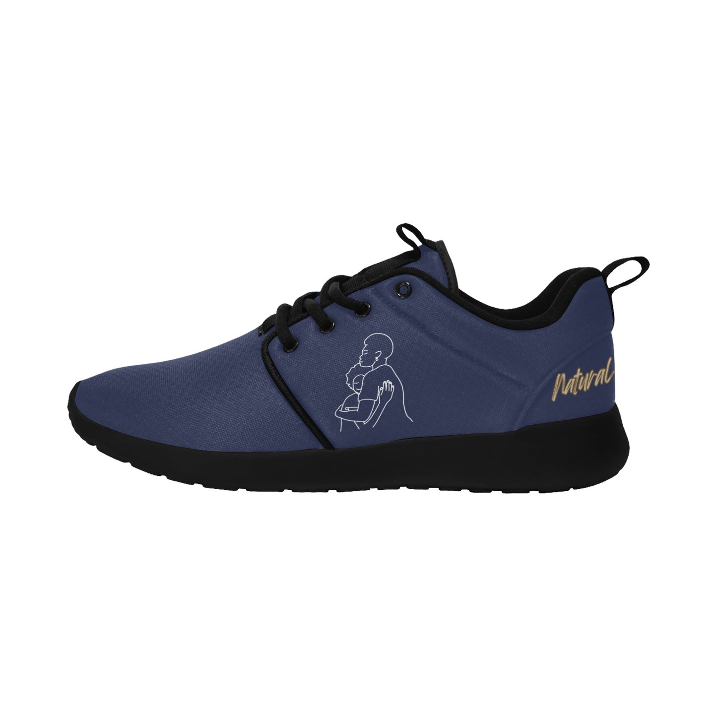 Natural Woman SAFE WITH MOMMA (WL) ROYAL w/ Sole Sneakers
