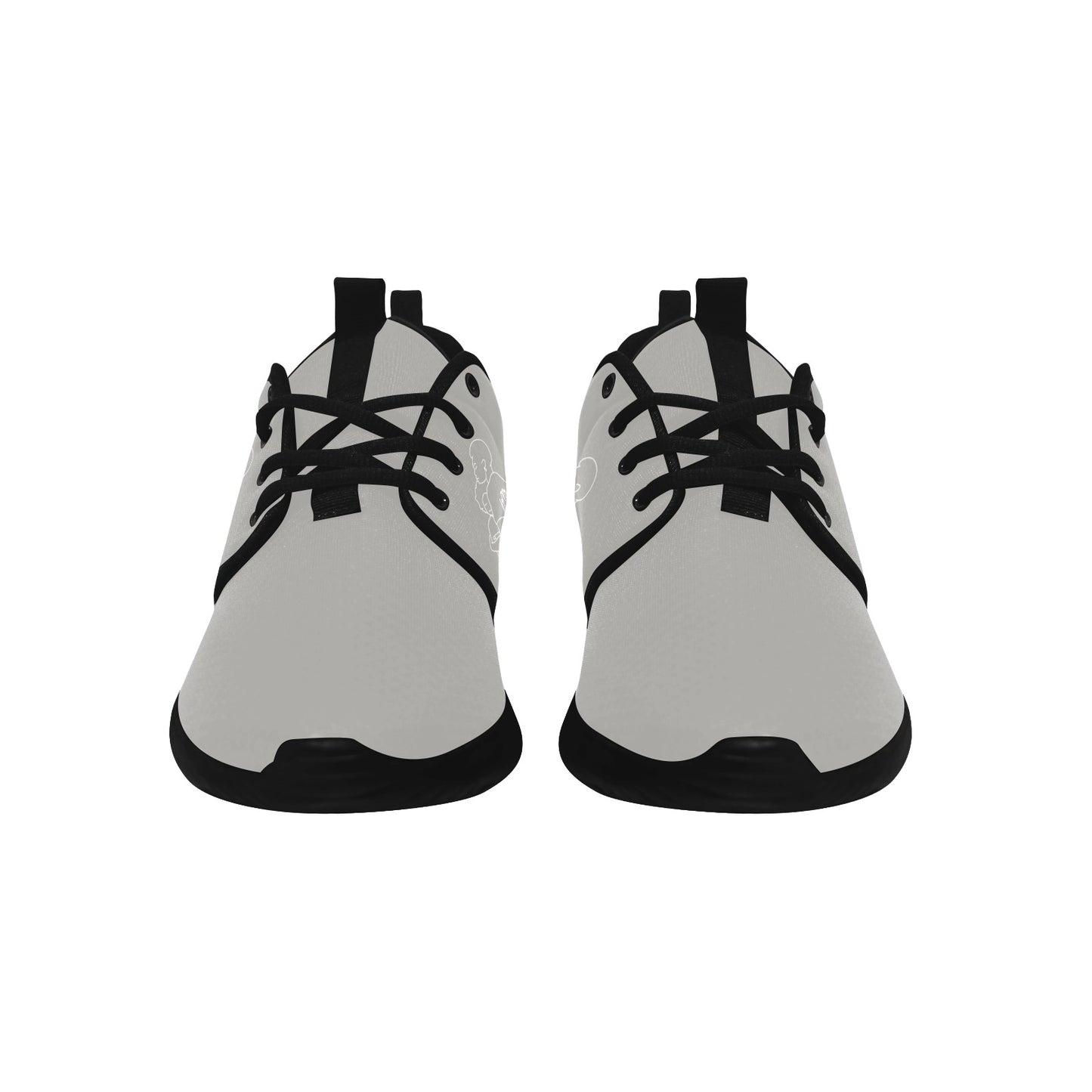 Natural Woman SAFE WITH MOMMA (WL) GRAY w/ Sole Sneakers