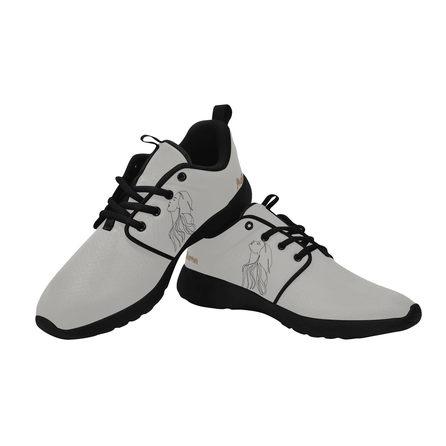 Natural Woman APPRECIATION (BL) GREY w/ Black Sole Sneakers