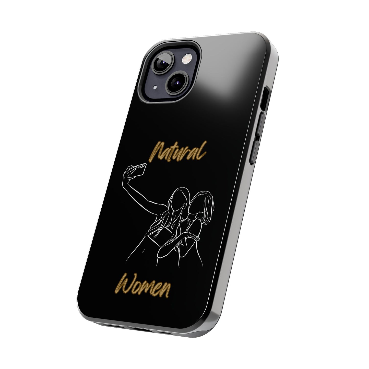 Natural Woman Friends Selfie (WL)Tough Phone Cases BLACK