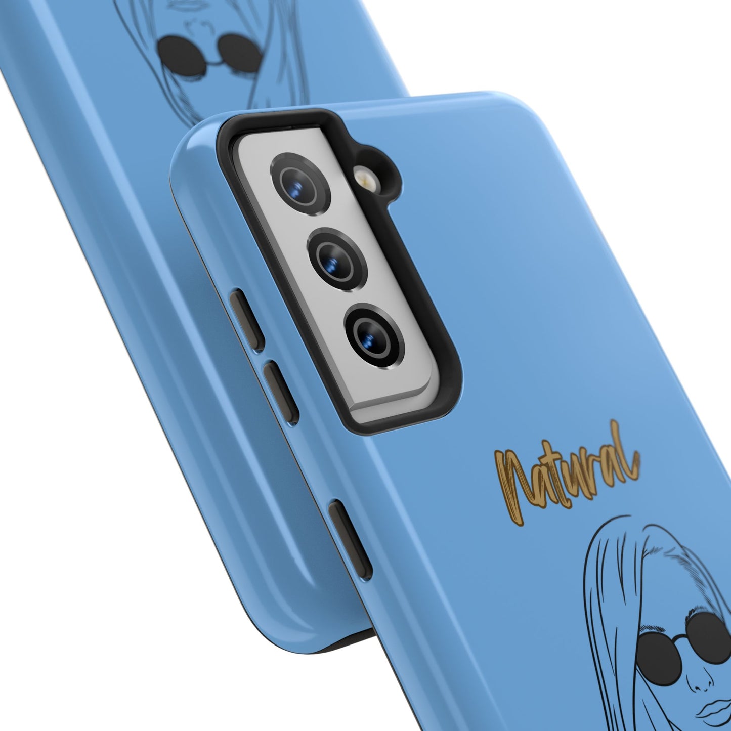 Natural Woman Shades (BL)Tough Phone Cases LIGHT BLUE