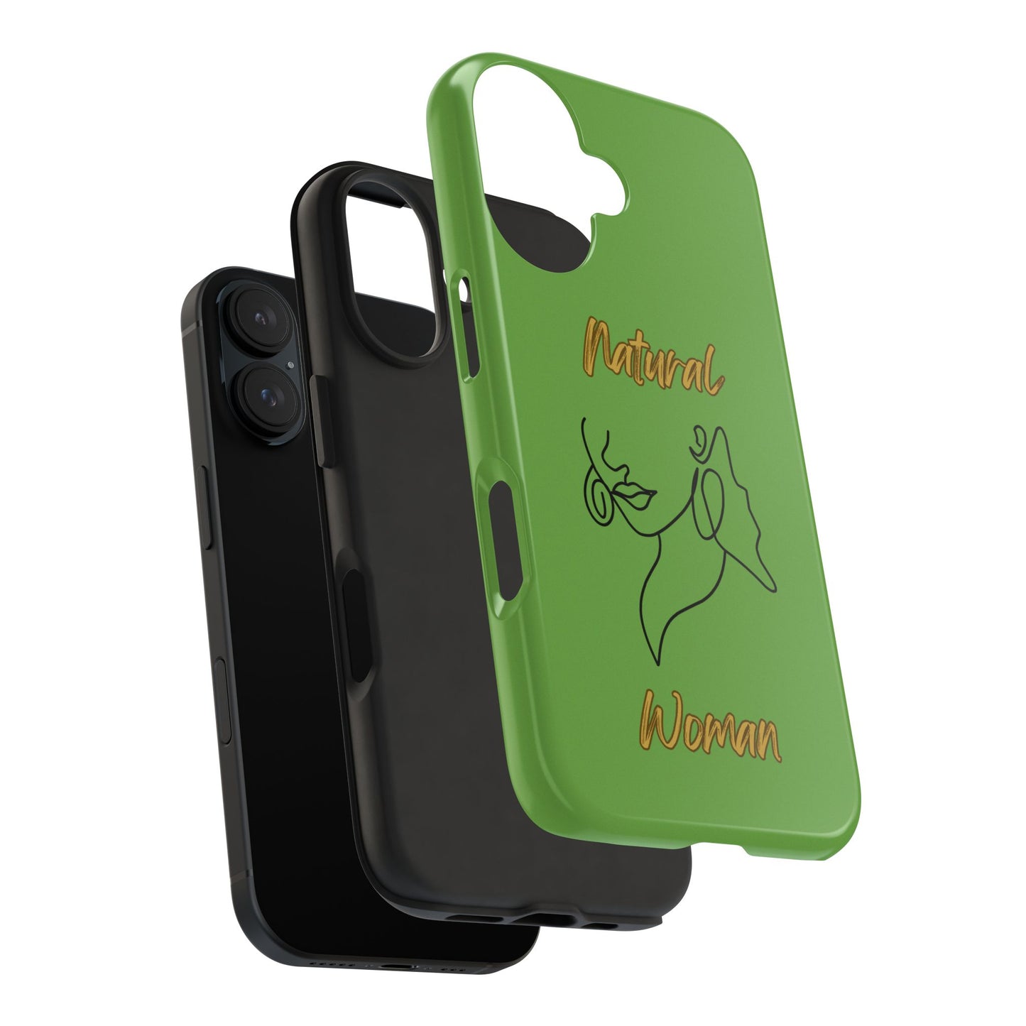Natural Woman Lips (BL)Tough Phone Cases GREEN