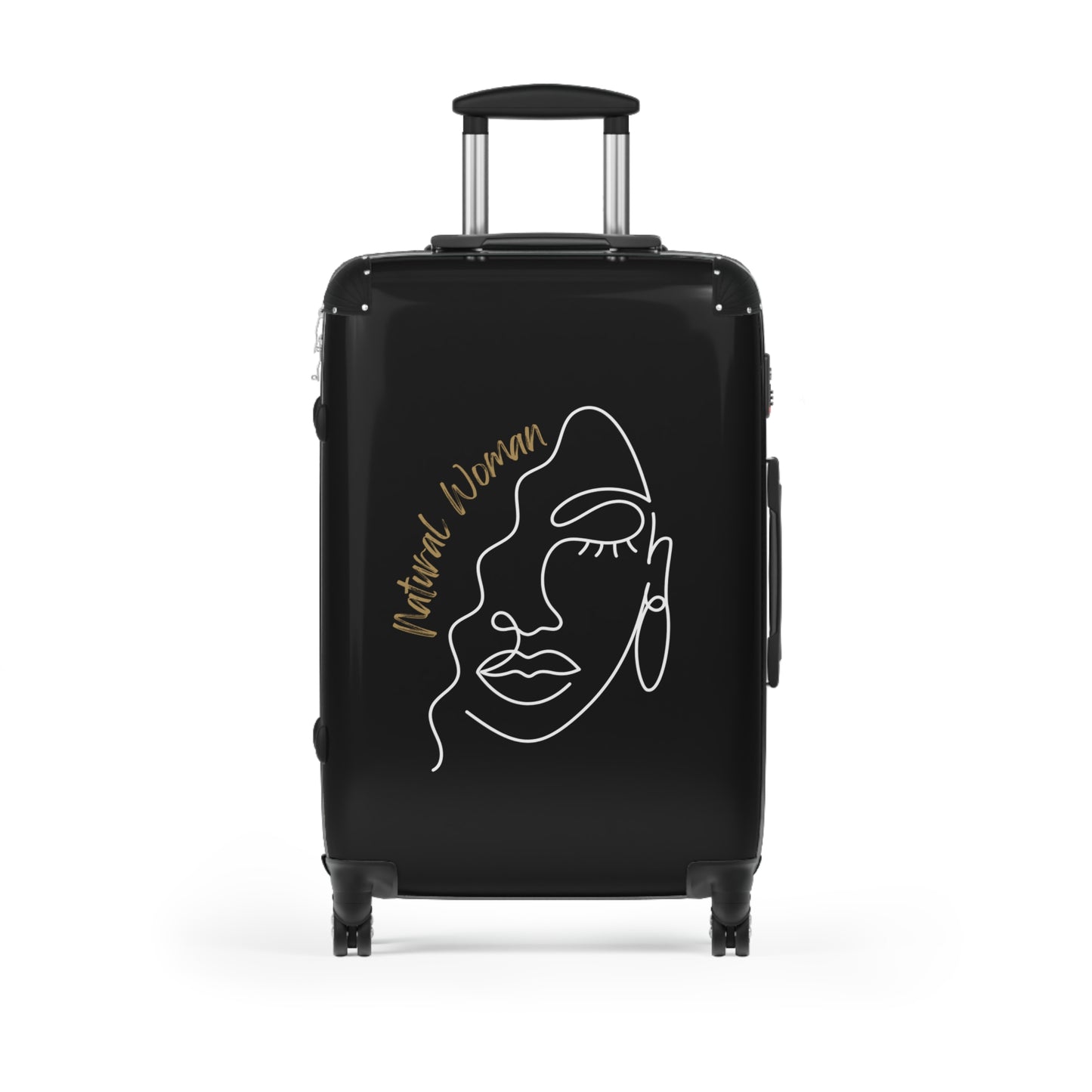 Natural Woman Half Face (WL) Suitcase BLACK