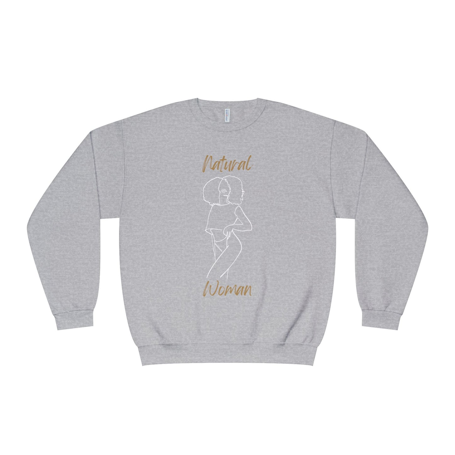 Natural Woman Pose (WL) Crewneck Sweatshirt
