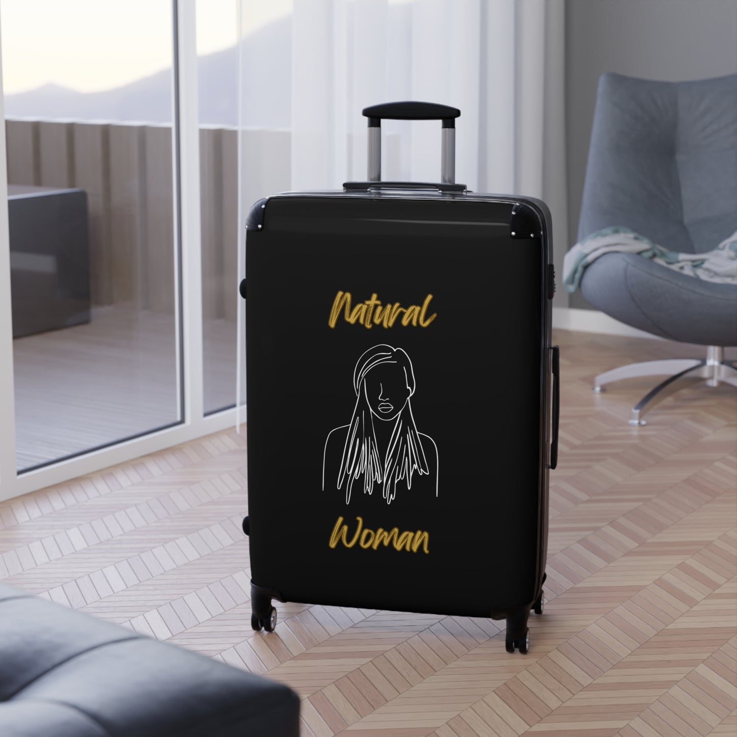 Natural Woman Content (WL) Suitcase BLACK