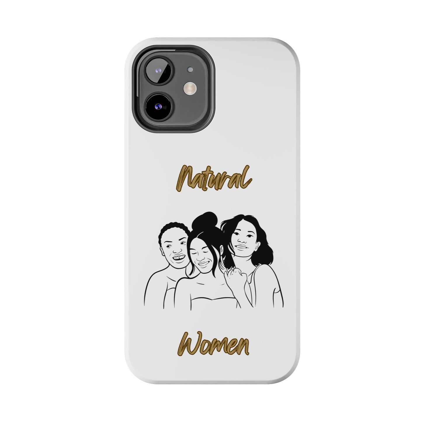 Natural Women Laughing Friends (BL)Tough Phone Cases WHITE