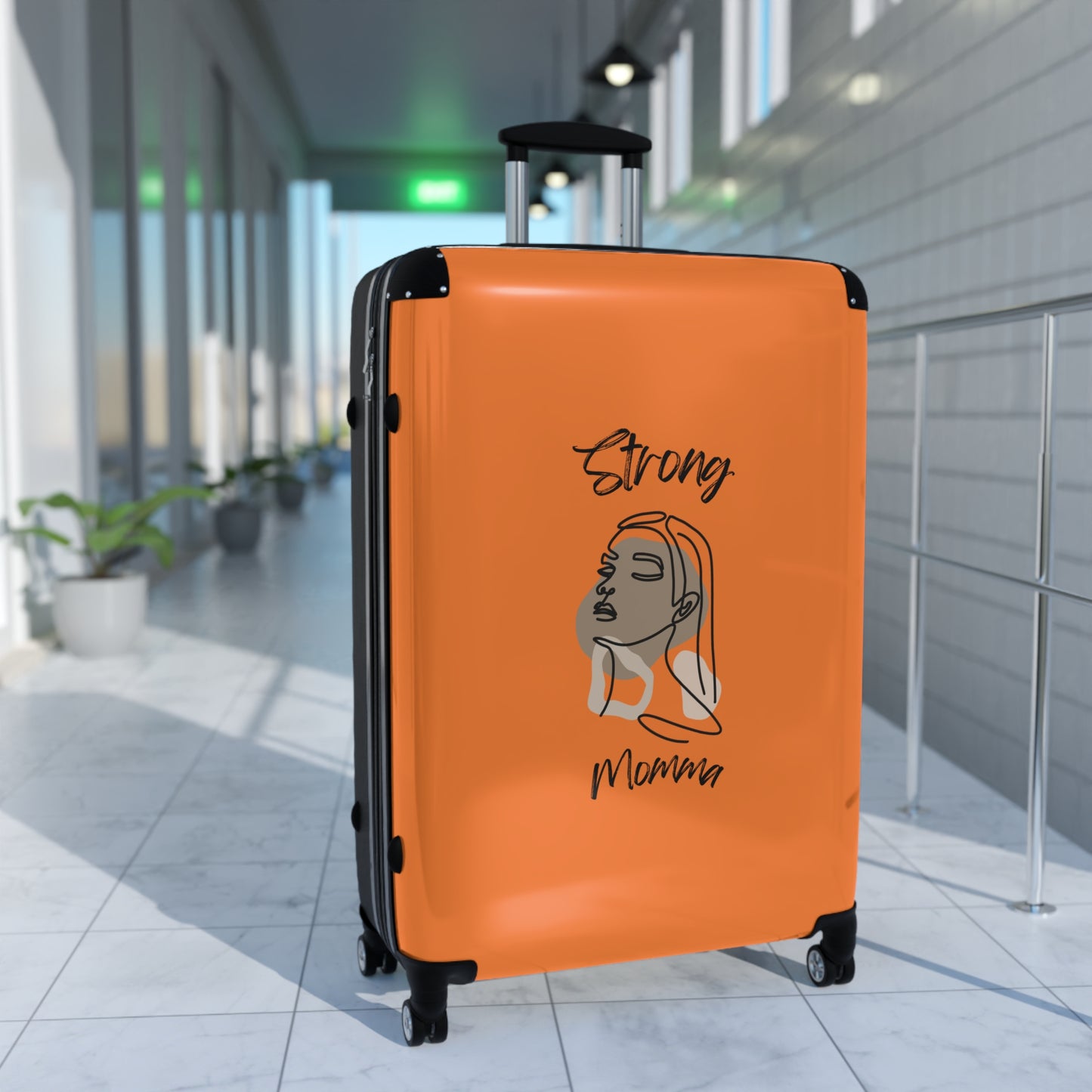 Strong Momma (BL) Luggage Bags CRUSTA