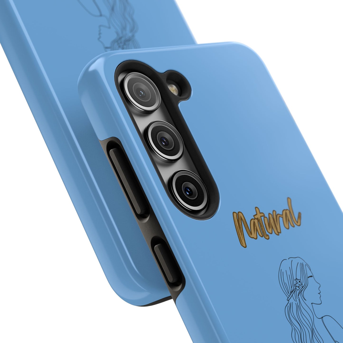 Natural Woman Young Woman (BL)Tough Phone Cases LIGHT BLUE
