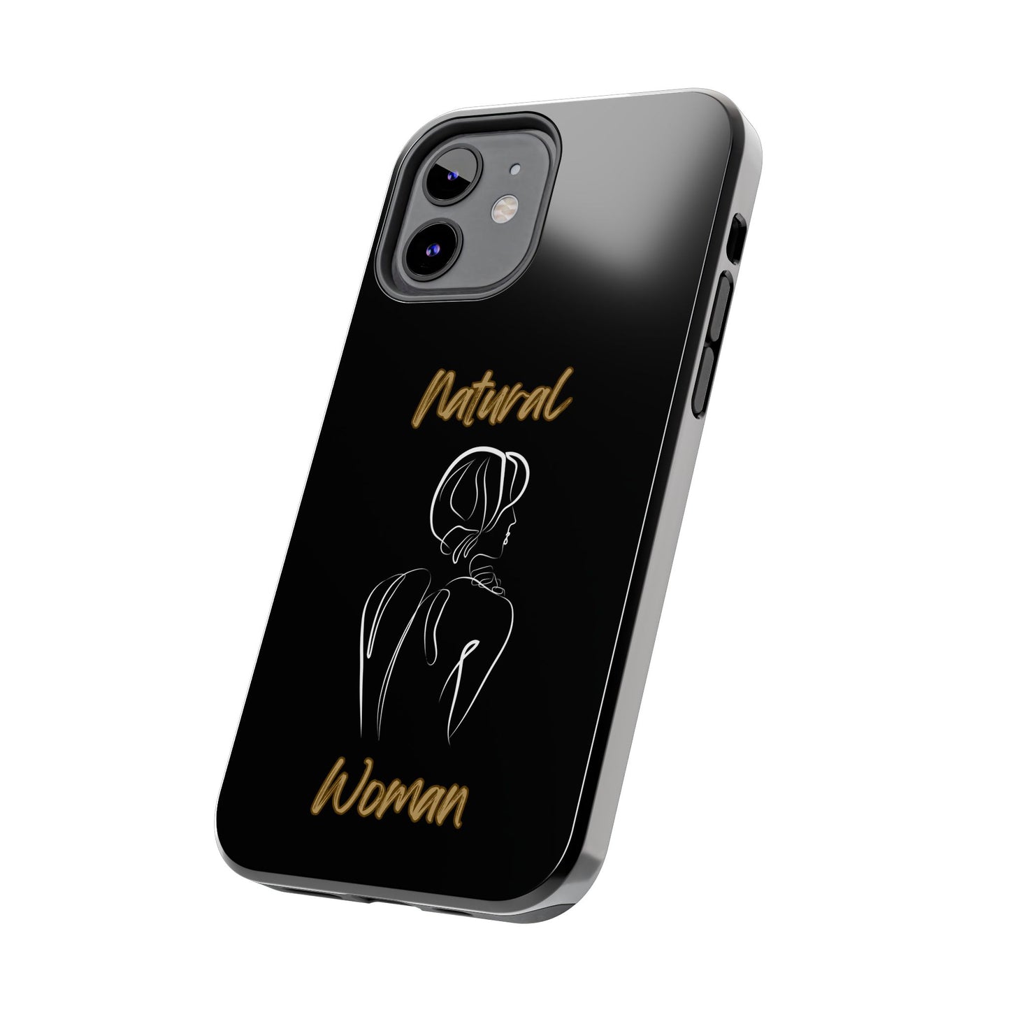 Natural Woman Back (WL)Tough Phone Cases BLACK