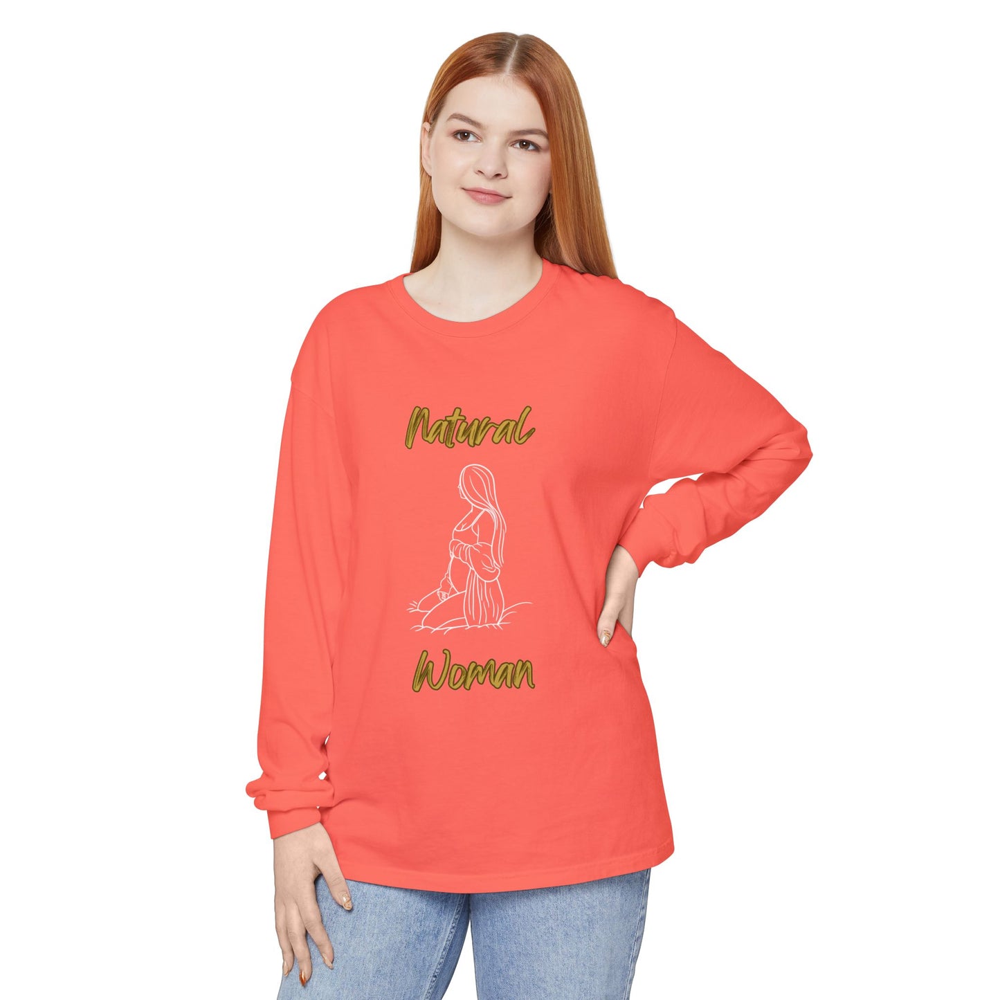 Natural Woman Expecting (WL) Long Sleeve T-Shirt