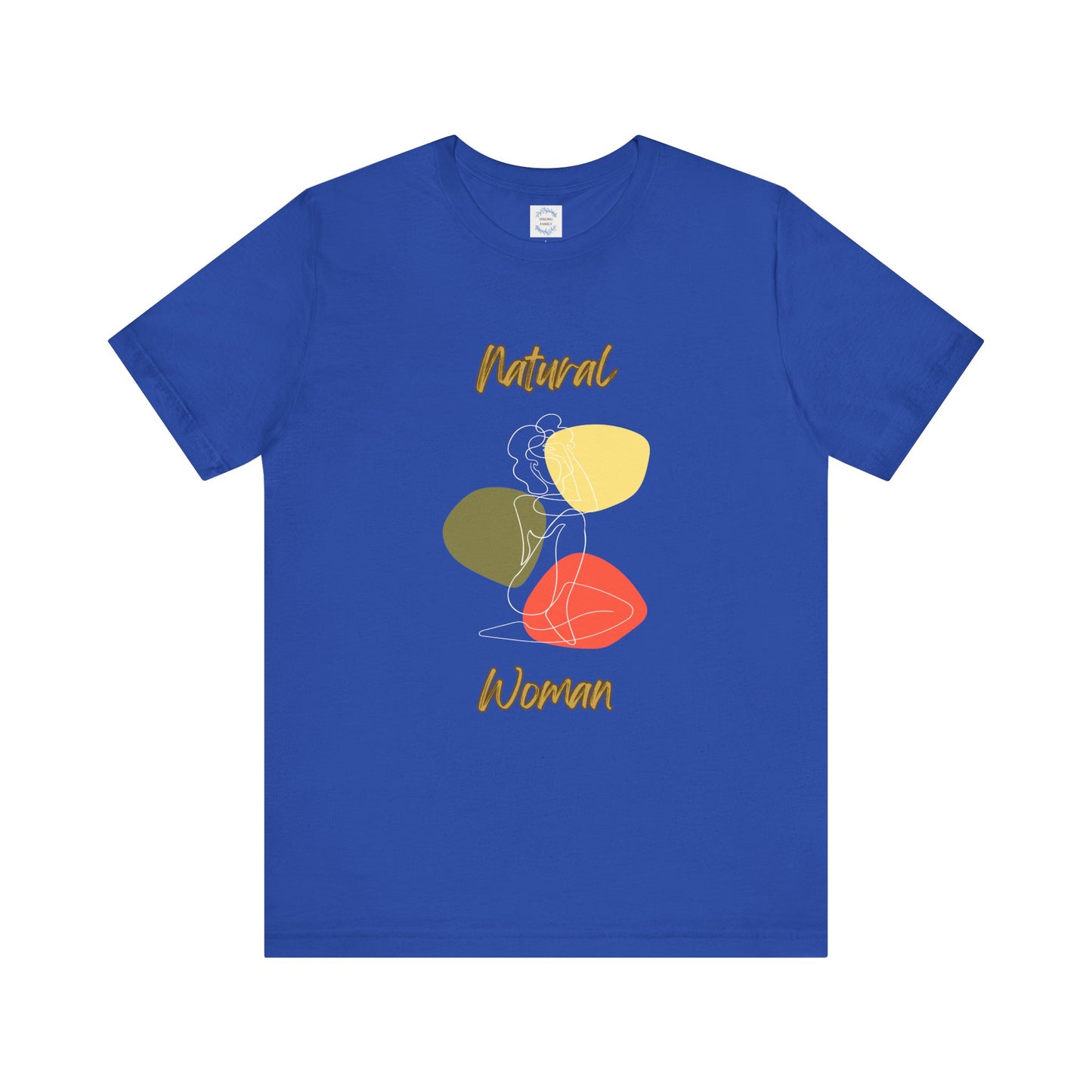 Natural Woman Colorful Pose (WL) Short Sleeve T-Shirt