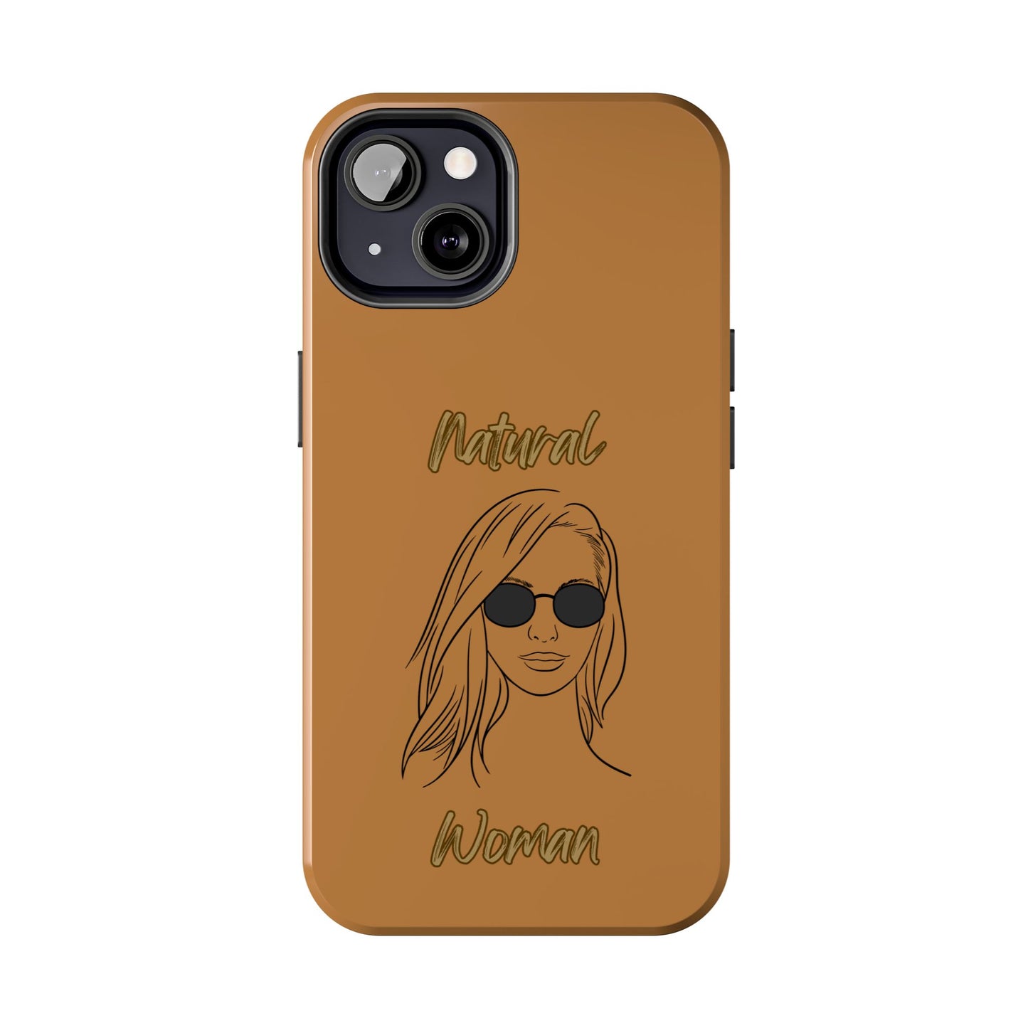 Natural Woman Shades (BL)Tough Phone Cases LIGHT BROWN