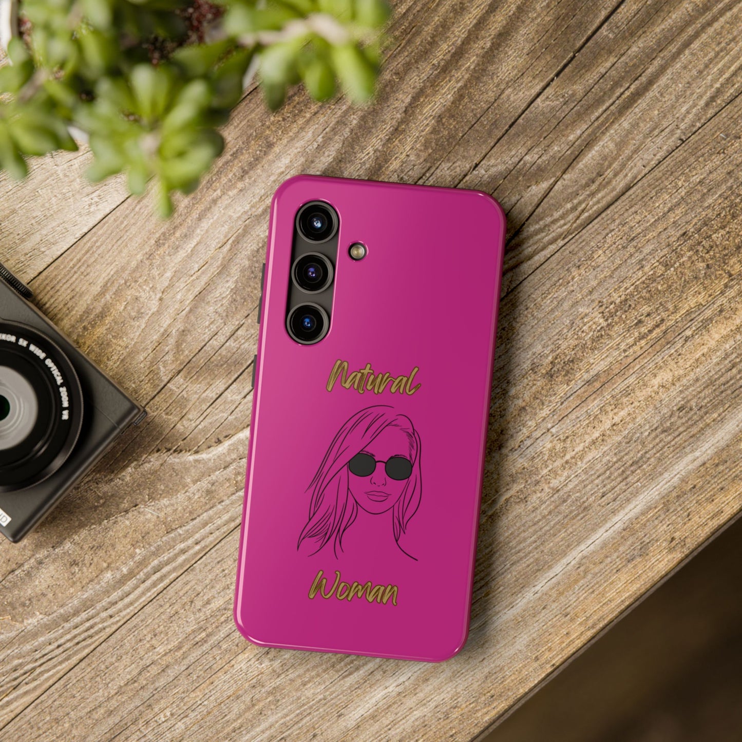 Natural Woman Shades (BL)Tough Phone Cases PINK