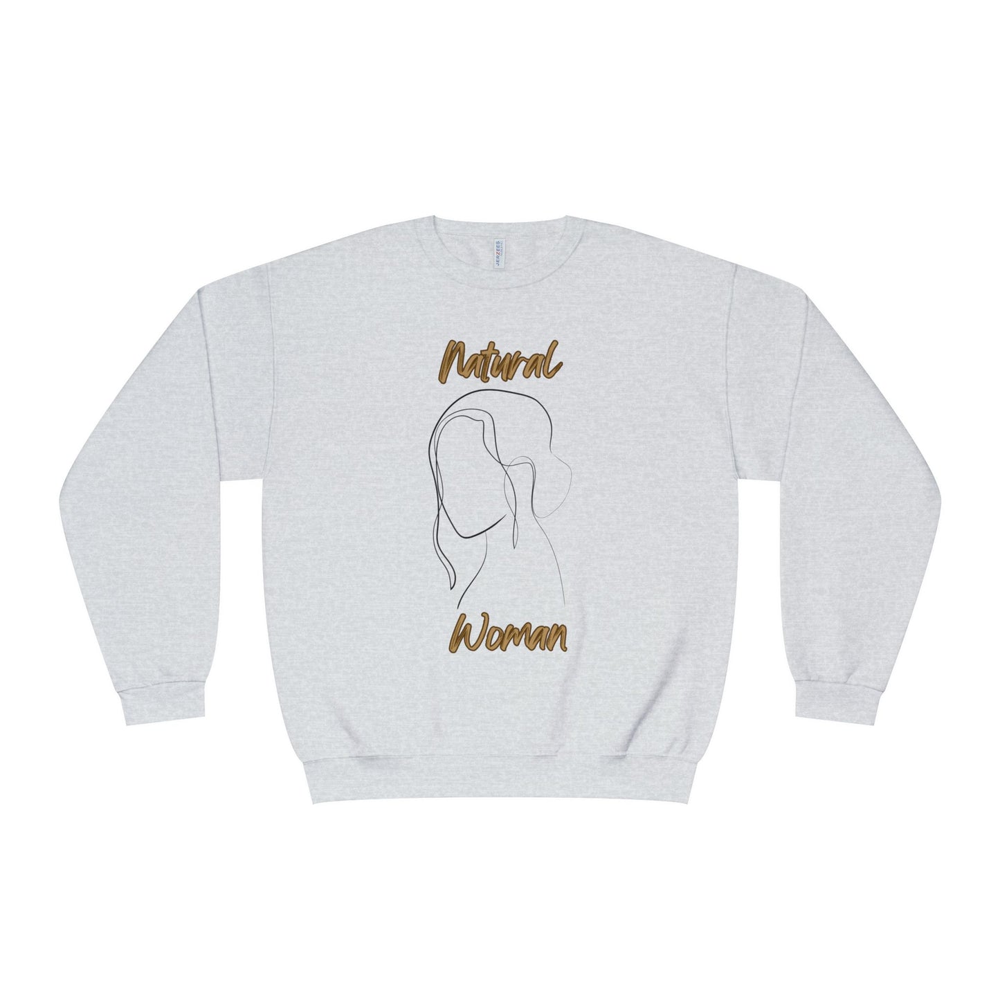 Natural Woman Hanging hair (BL) Crewneck Sweatshirt