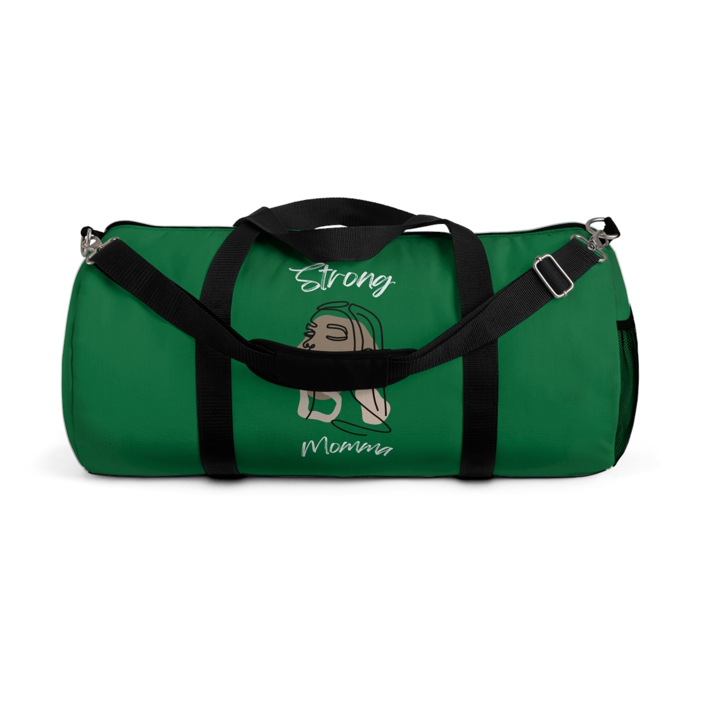 Strong Momma (WL) Duffel Bag DARK GREEN