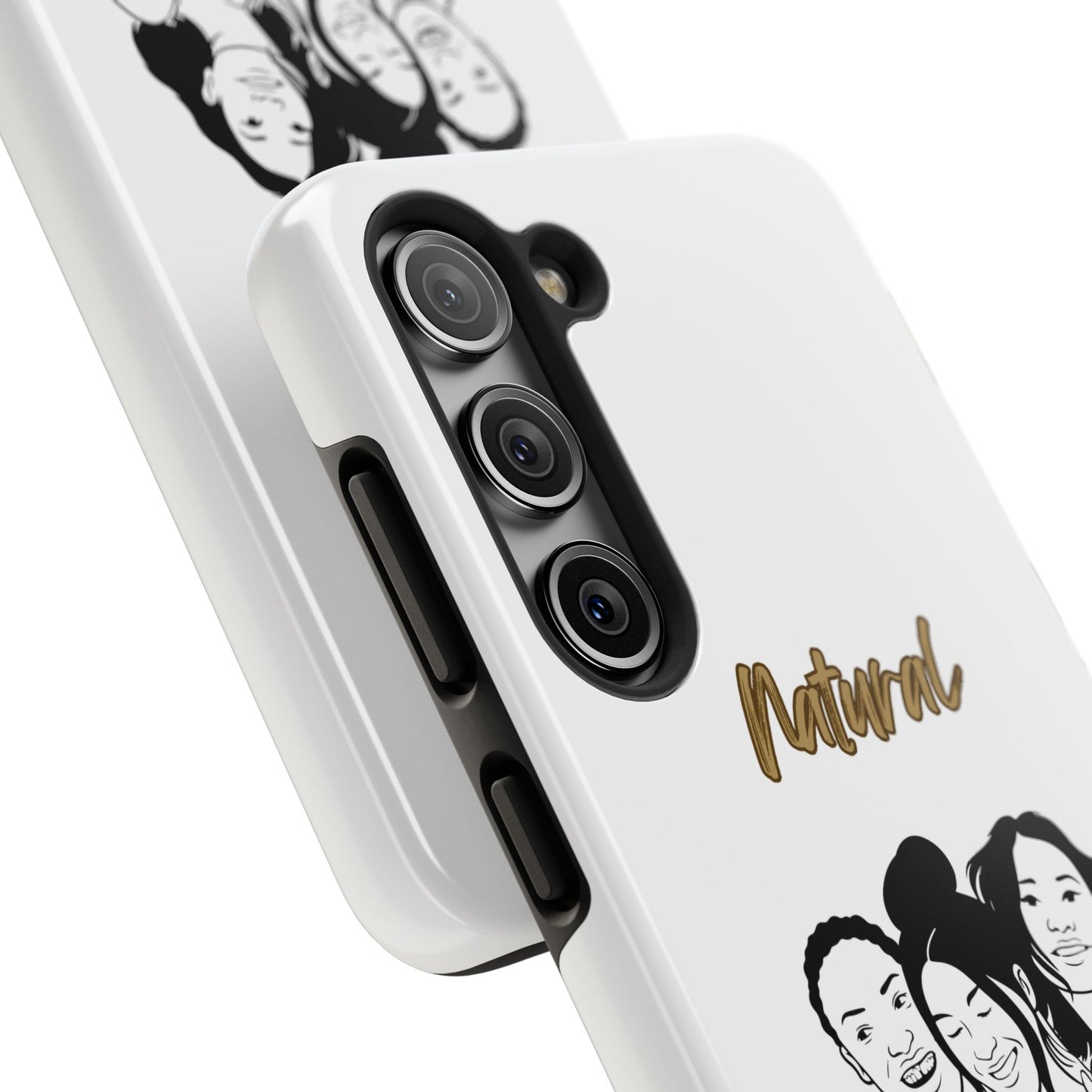 Natural Women Laughing Friends (BL)Tough Phone Cases WHITE