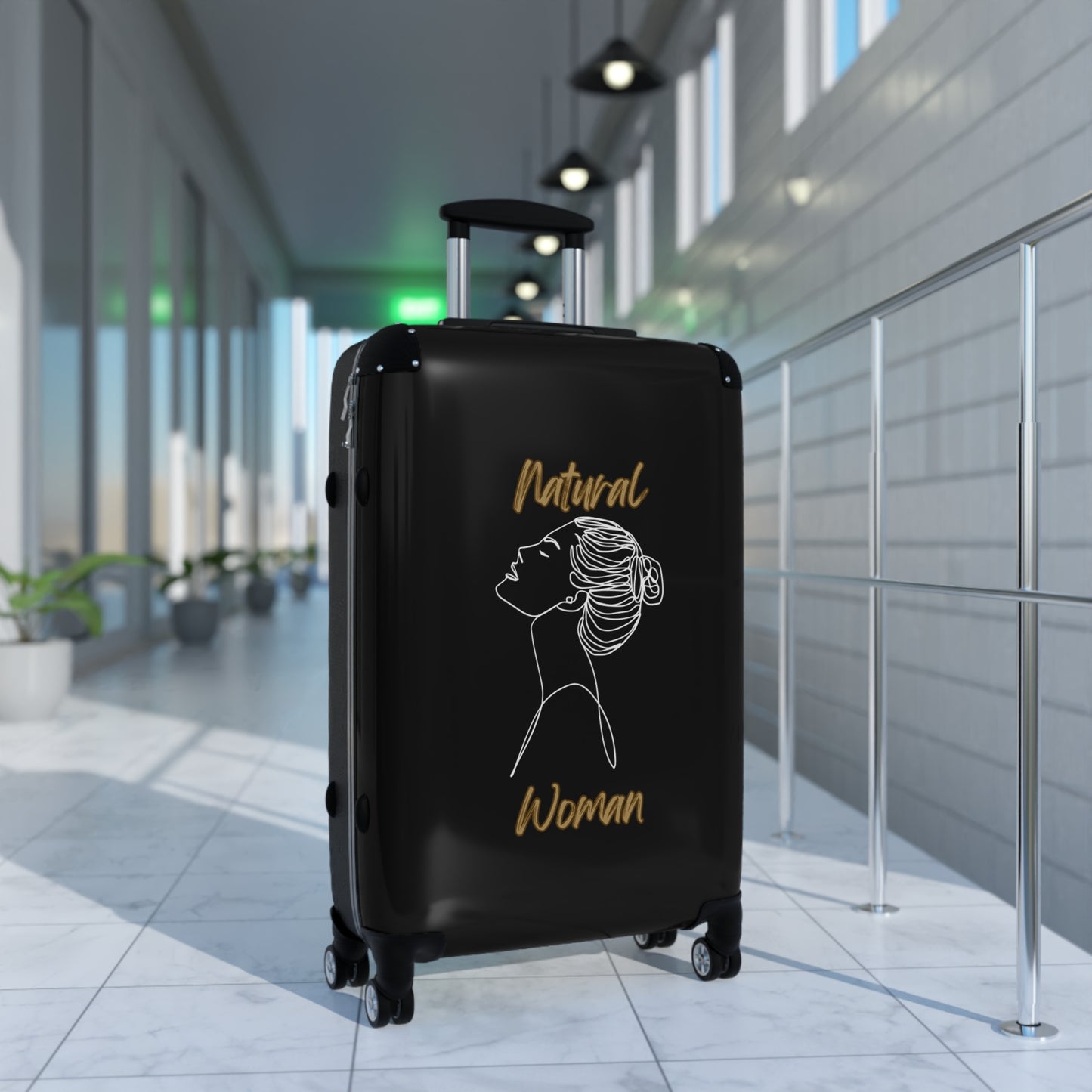 Natural Woman Wet Bun (WL) Suitcase BLACK