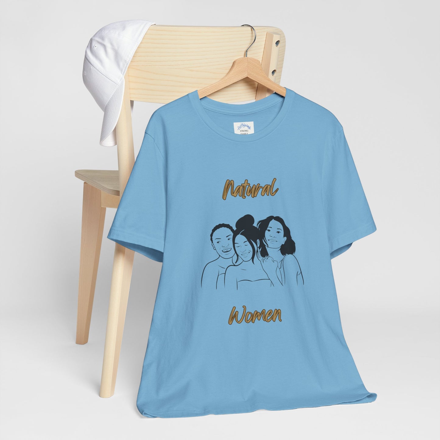 Natural Woman Laughing Friends (BL) Short Sleeve T-Shirt