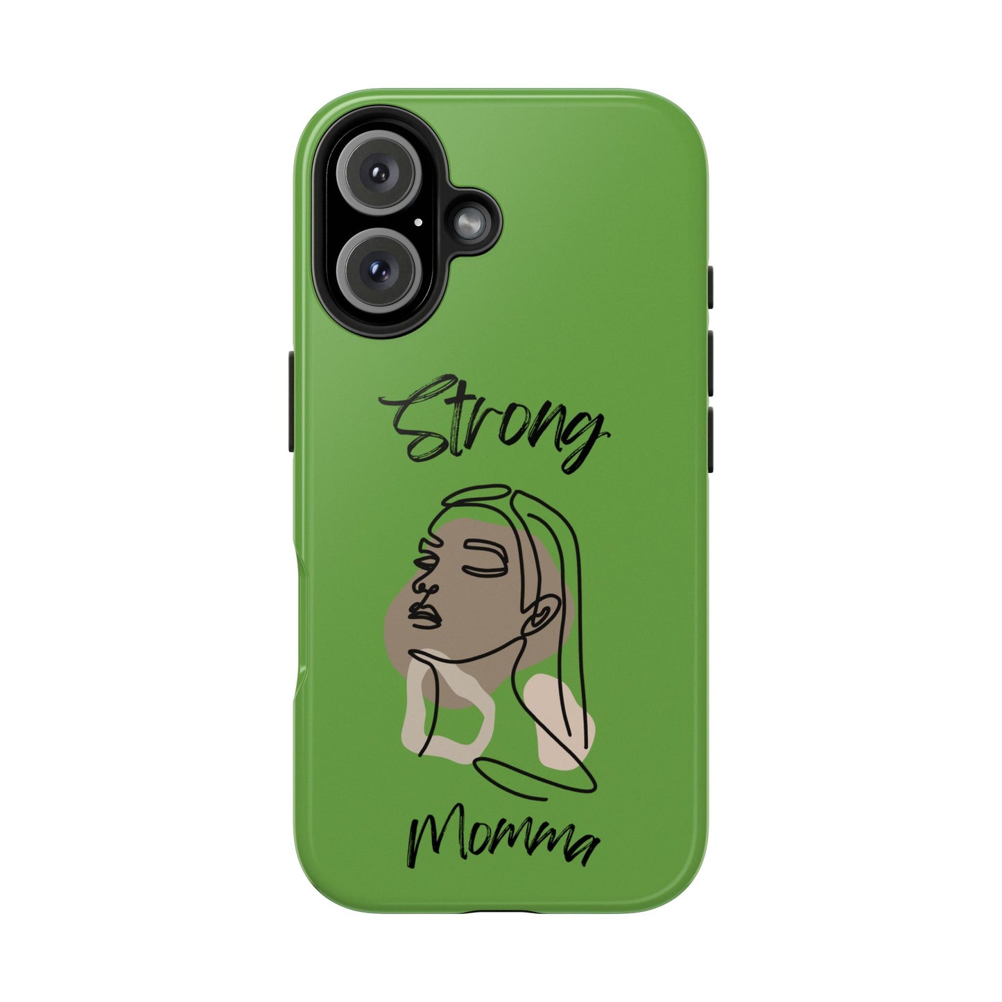 STRONG MOMMA Samsung Galaxy Tough Phone Cases (BL) Green