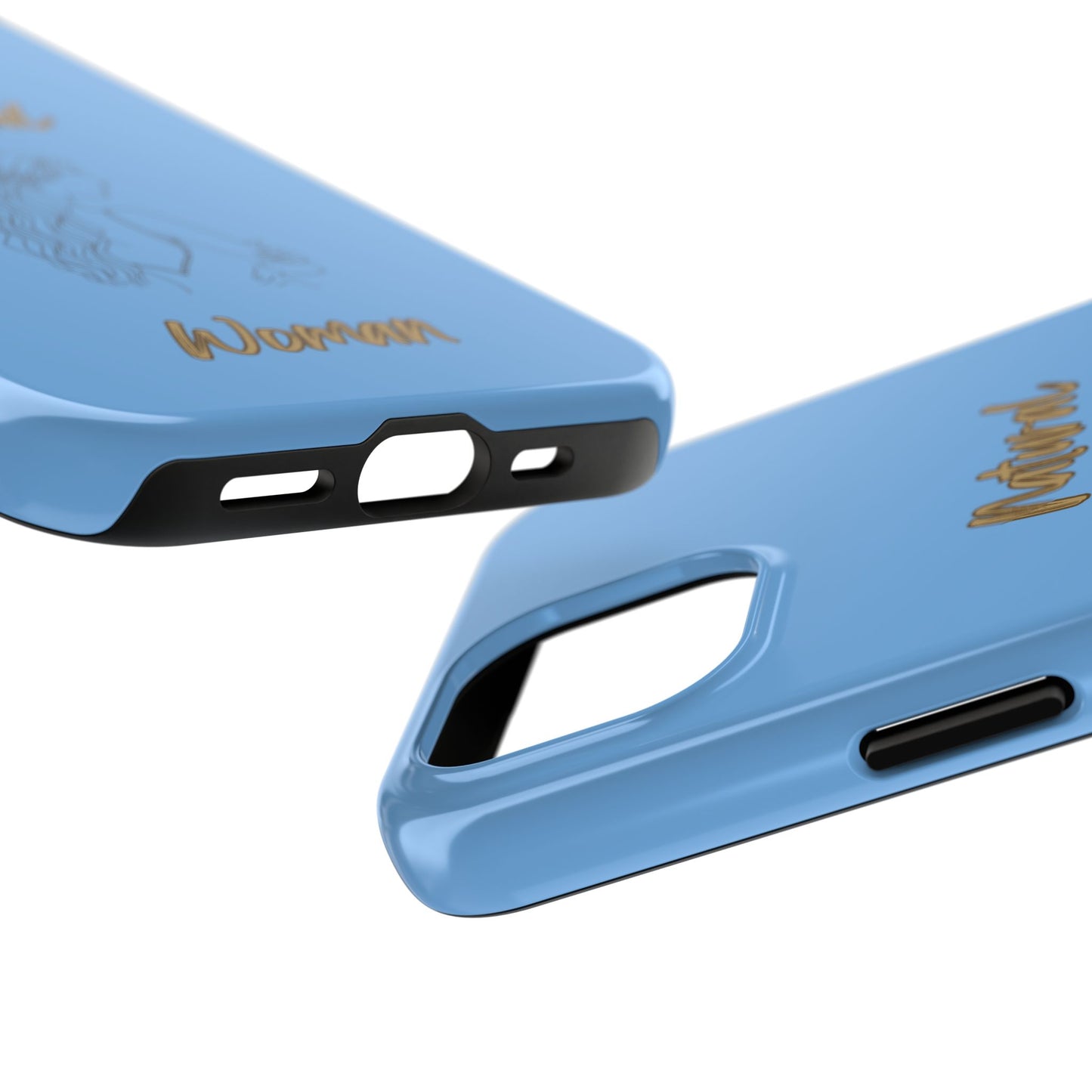 Natural Woman Young Woman (BL)Tough Phone Cases LIGHT BLUE