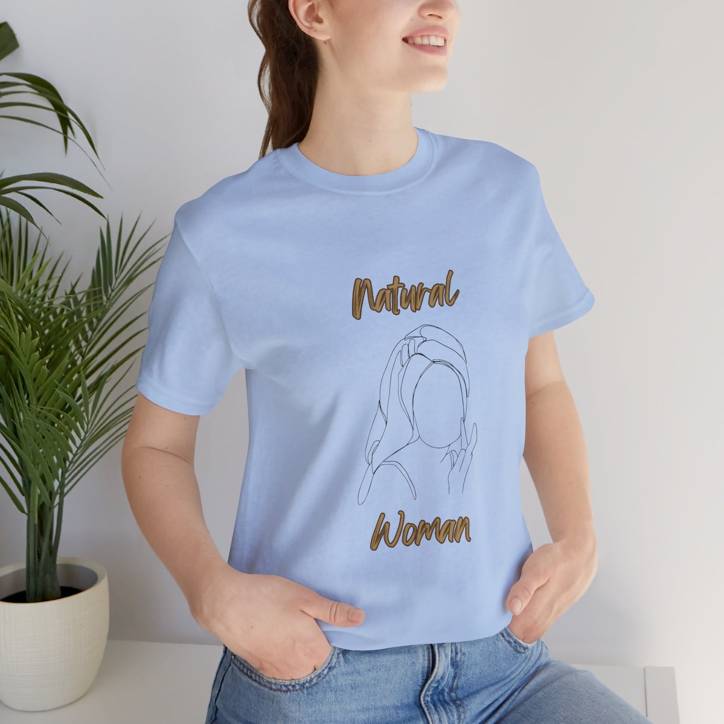 Natural Woman Towel Wrapped (BL) Short Sleeve T-Shirt