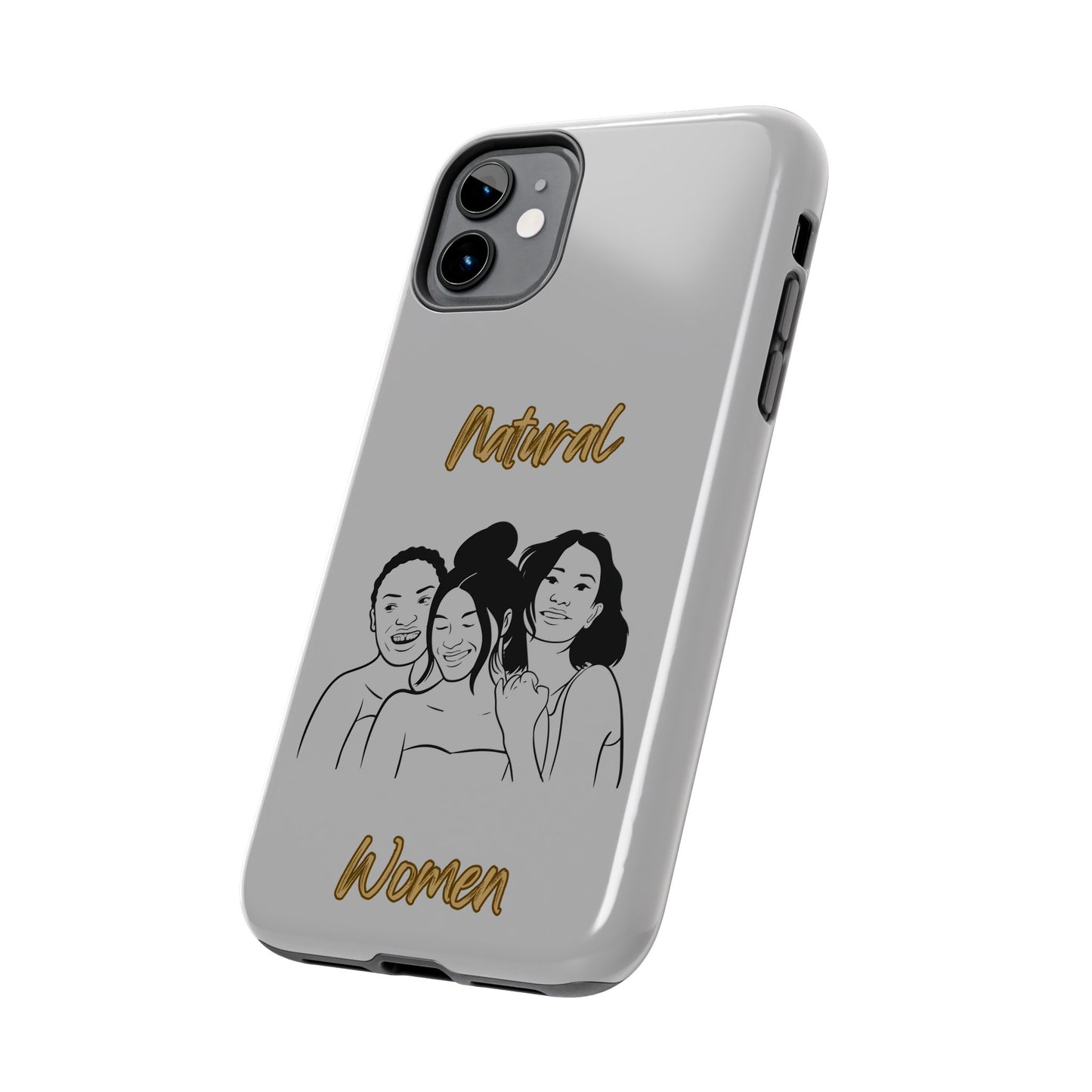 Natural Women Laughing Friends (BL)Tough Phone Cases LIGHT GREY