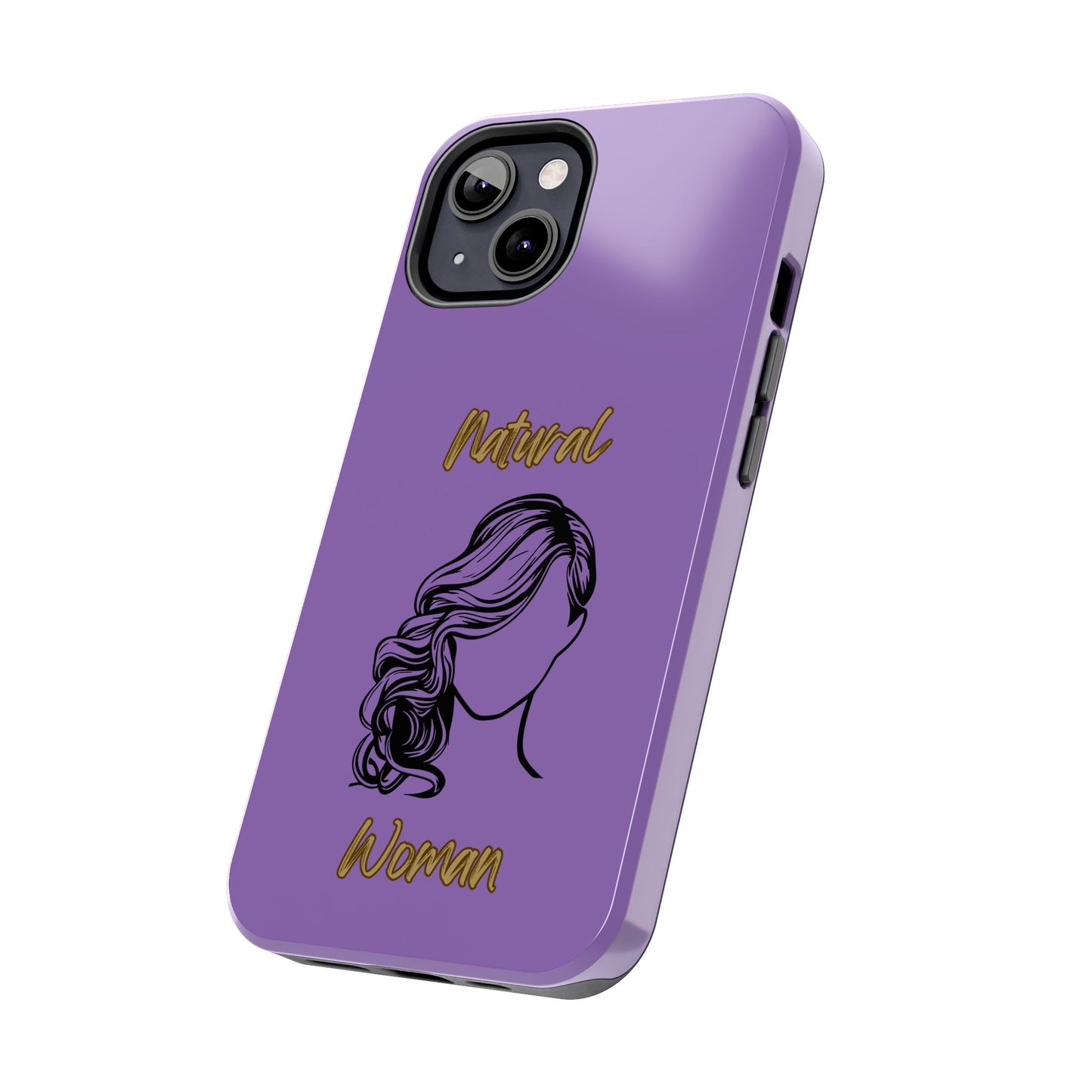 Natural Woman Long Curl (BL)Tough Phone Cases LIGHT PURPLE