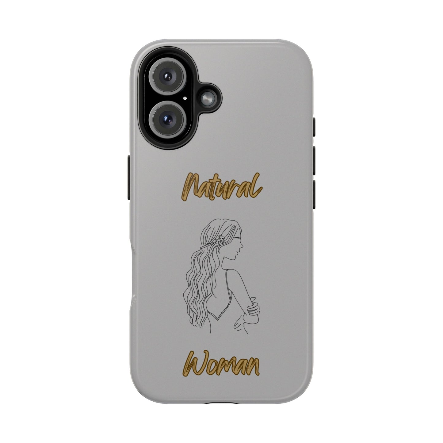 Natural Woman Young Woman (BL)Tough Phone Cases LIGHT GREY
