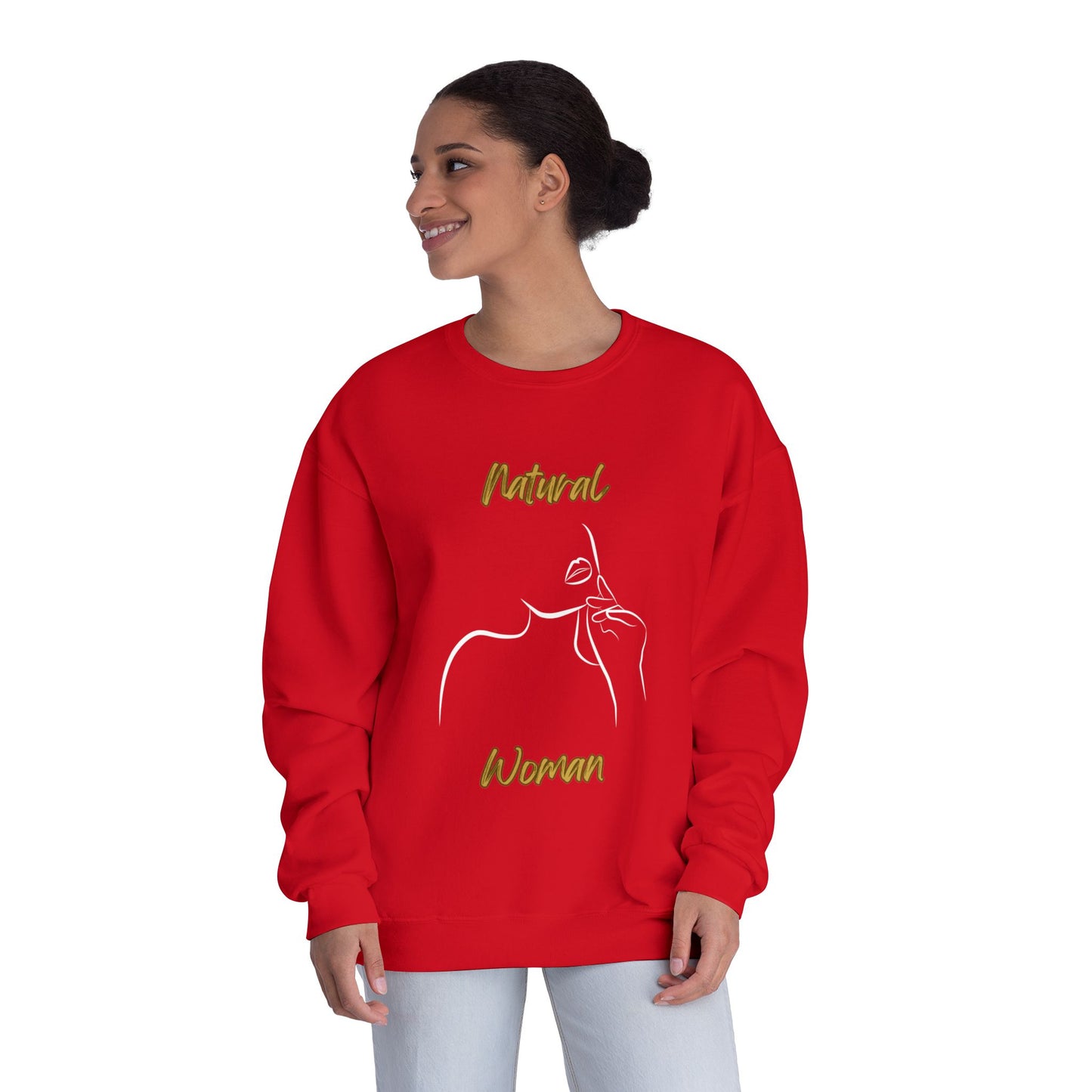 Natural Woman Chin Up (WL) Crewneck Sweatshirt