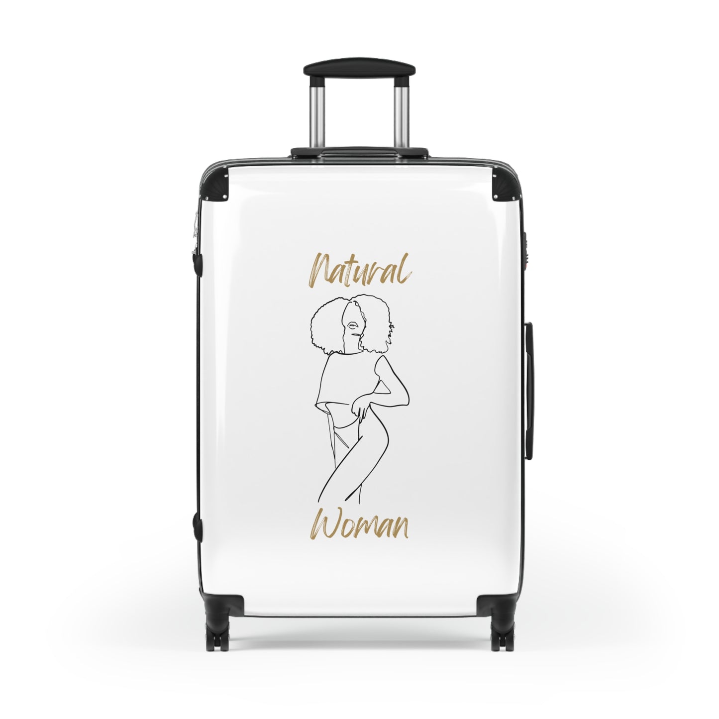Natural Woman Pose (BL) Suitcase WHITE