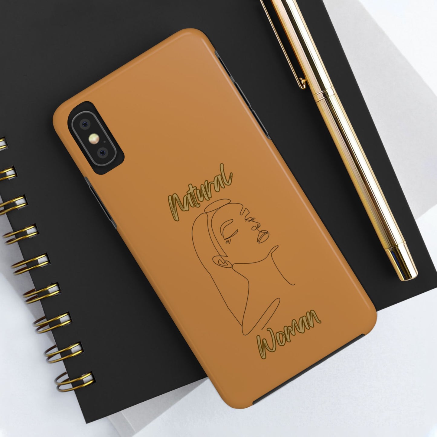 Natural Woman Calm (BL) Tough Phone Cases LIGHT BROWN