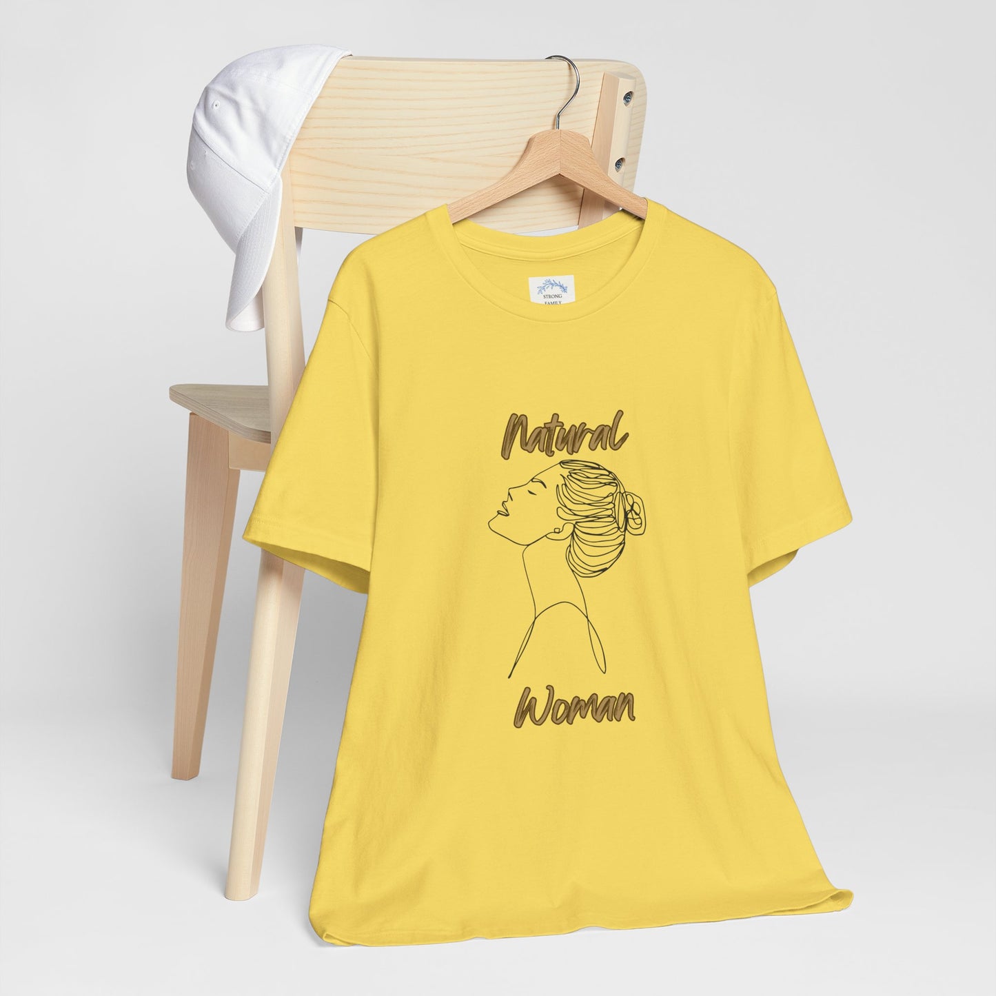 Natural Woman Wet Bun (BL) Short Sleeve T-Shirt