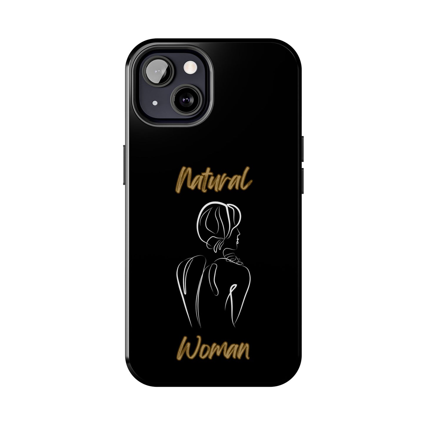 Natural Woman Back (WL)Tough Phone Cases BLACK