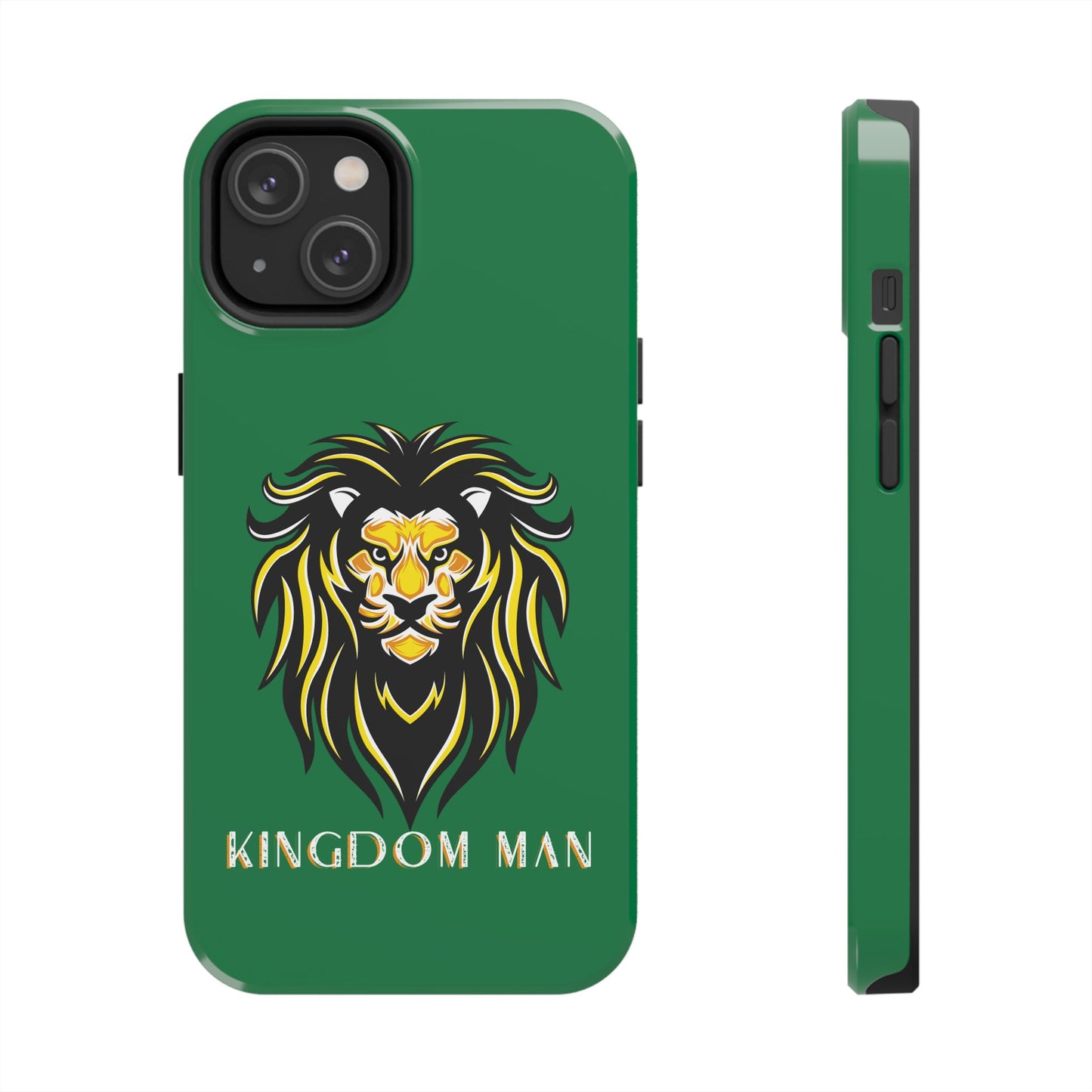 Kingdom Man (White-Gold Label) Tough Phone Case DARK GREEN
