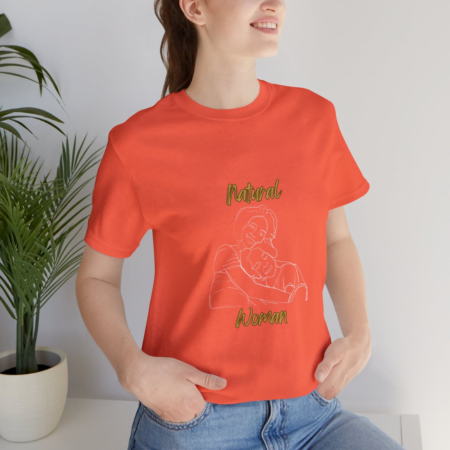 Natural Woman Loving Embrace (WL) Short Sleeve T-Shirt