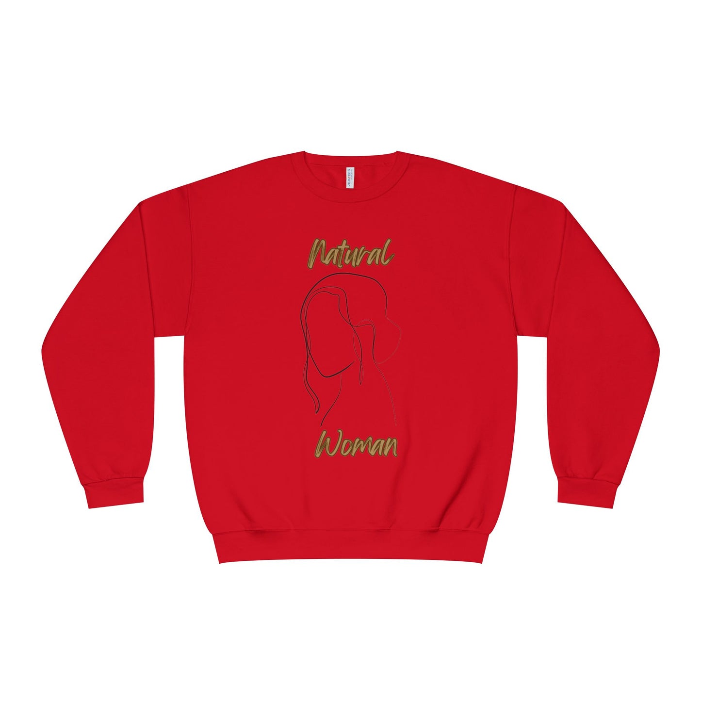 Natural Woman Hanging hair (BL) Crewneck Sweatshirt