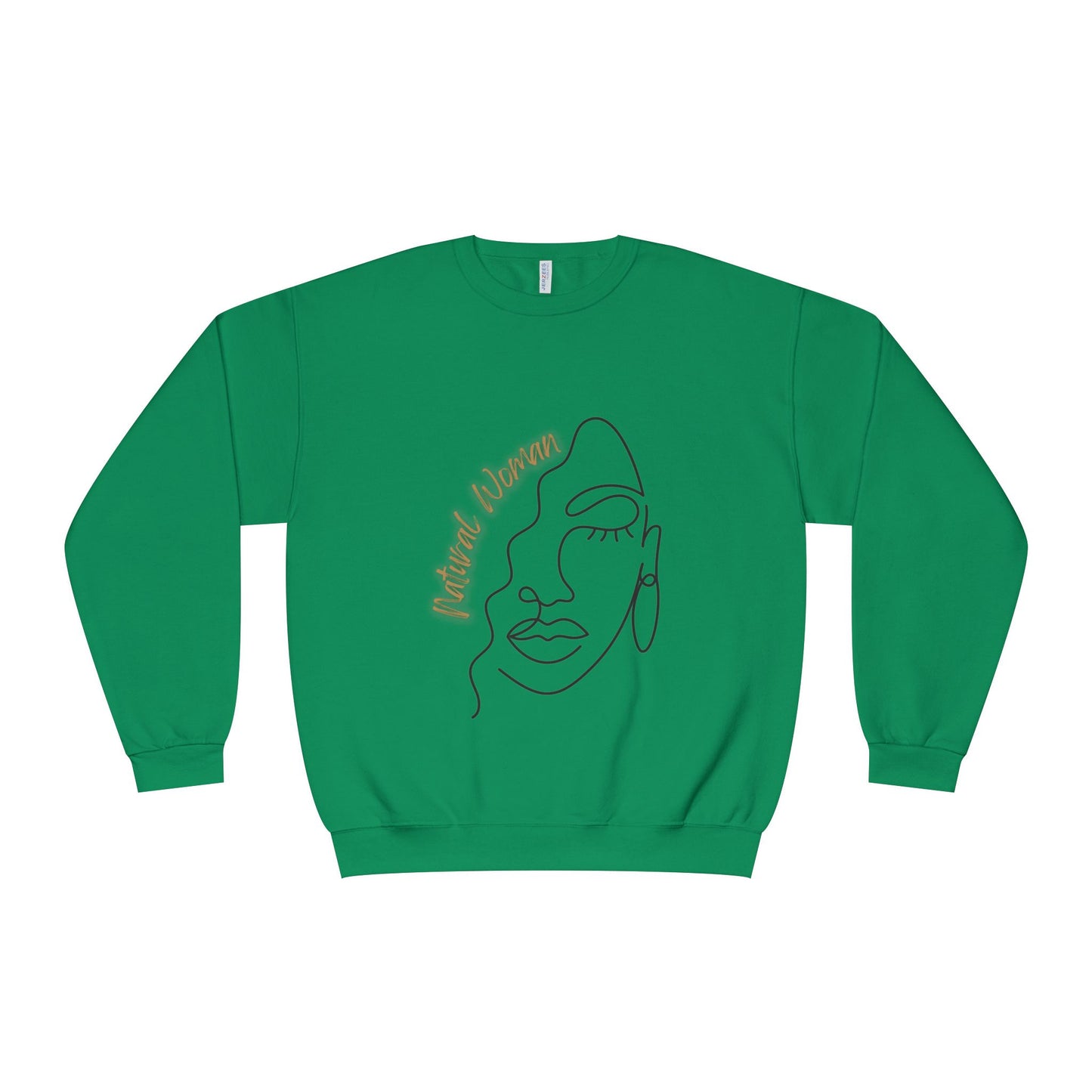 Natural Woman Half Face (BL) Crewneck Sweatshirt