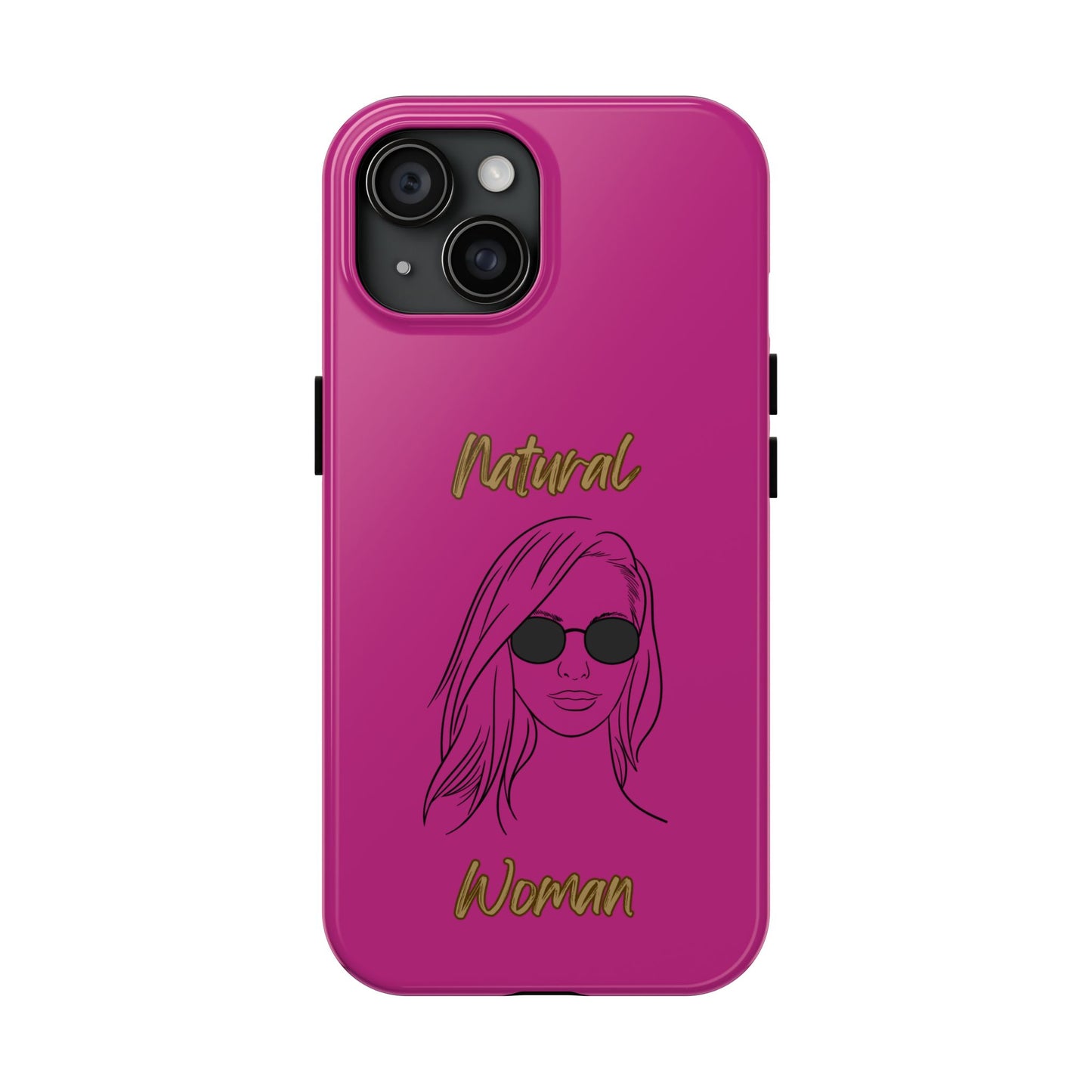 Natural Woman Shades (BL)Tough Phone Cases PINK