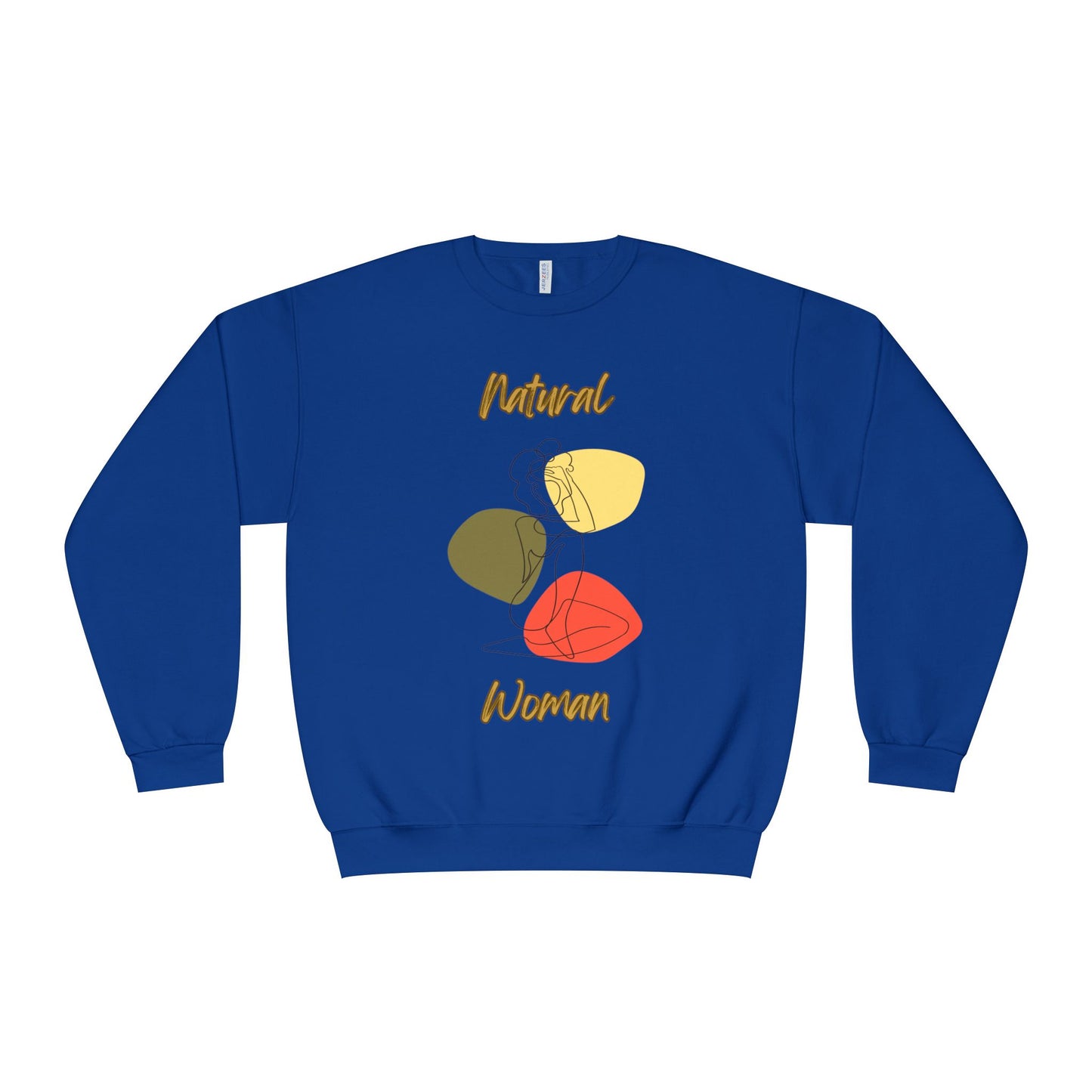 Natural Woman Colorful Pose (BL) Crewneck Sweatshirt